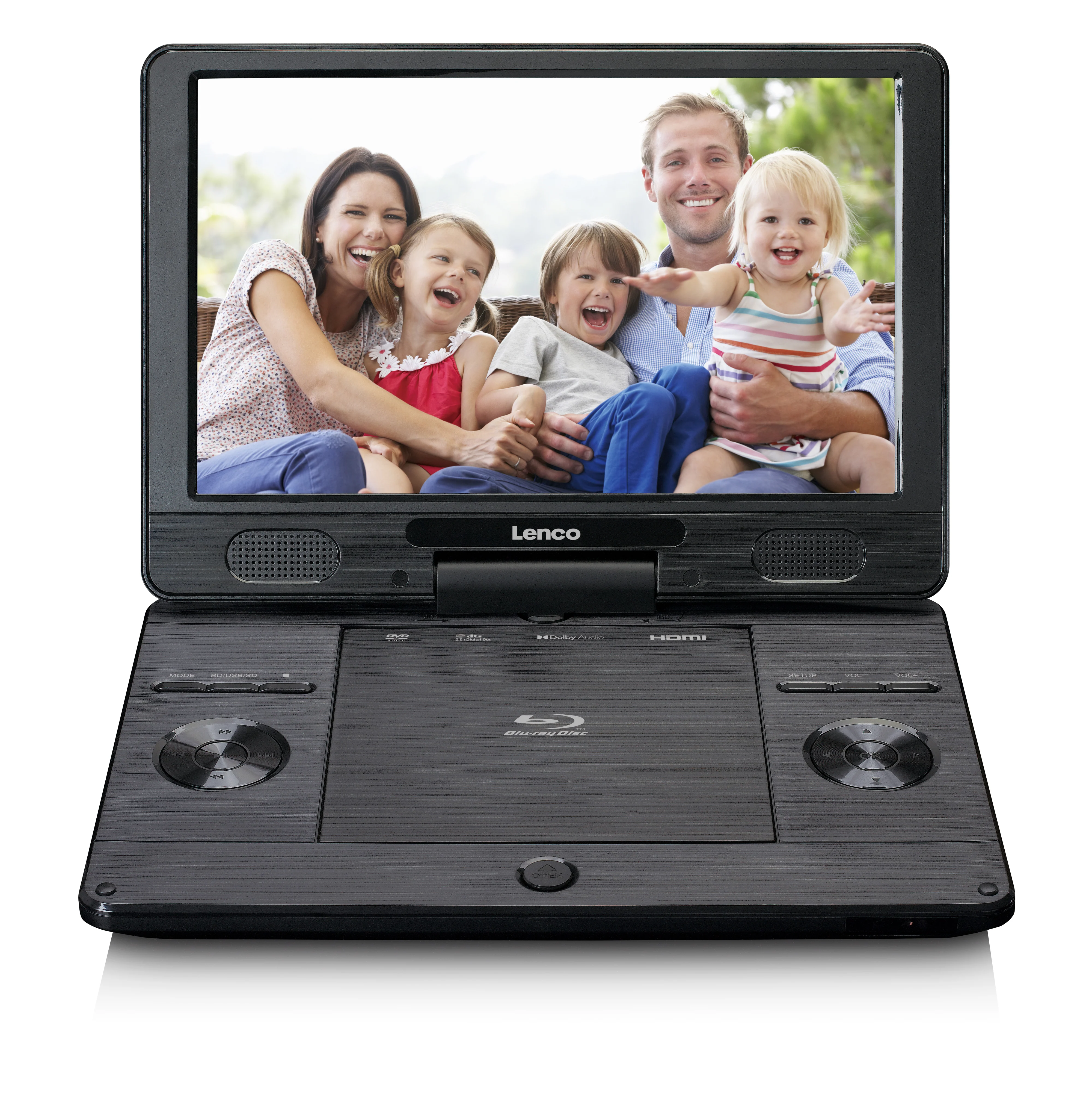 LENCO BRP-1150BK - Draagbare 11.5" Blu-ray - DVD speler met USB en SD, zwart - Image 3