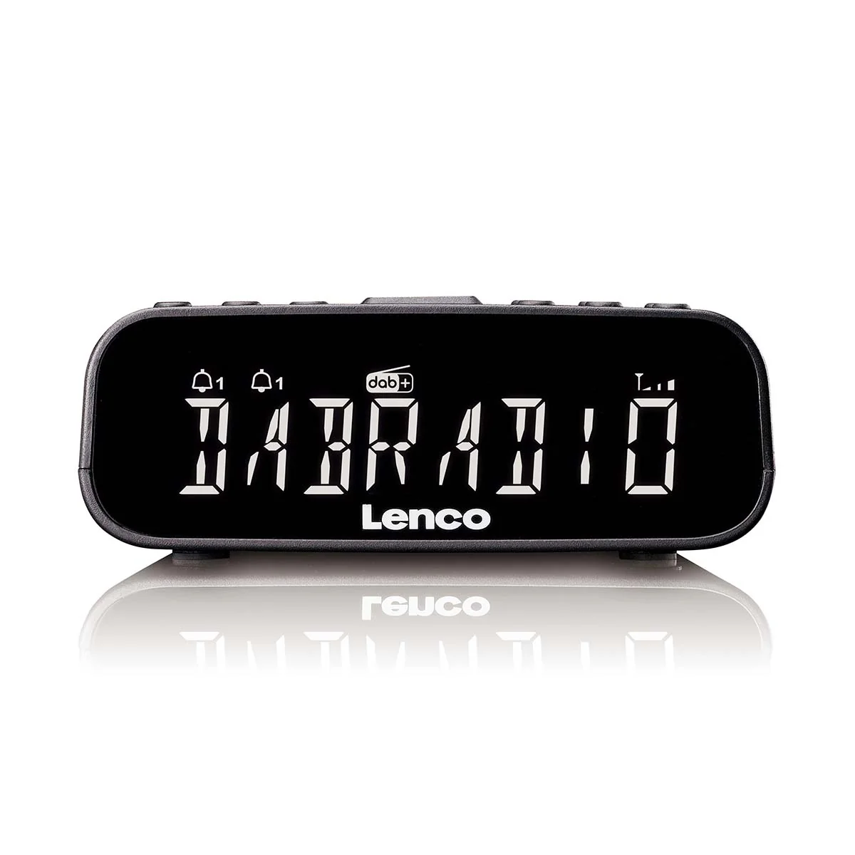 LENCO CR-606BK - Wekkerradio met DAB+/FM, Bluetooth® en groot dimbaar LCD-display - Zwart - Image 3