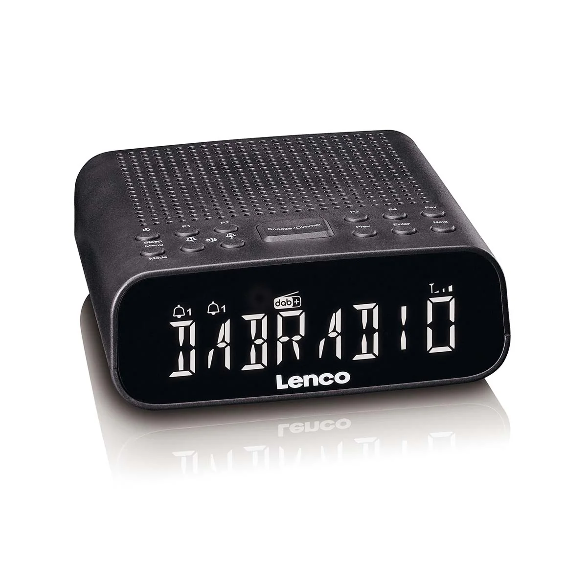 LENCO CR-606BK - Wekkerradio met DAB+/FM, Bluetooth® en groot dimbaar LCD-display - Zwart - Image 5