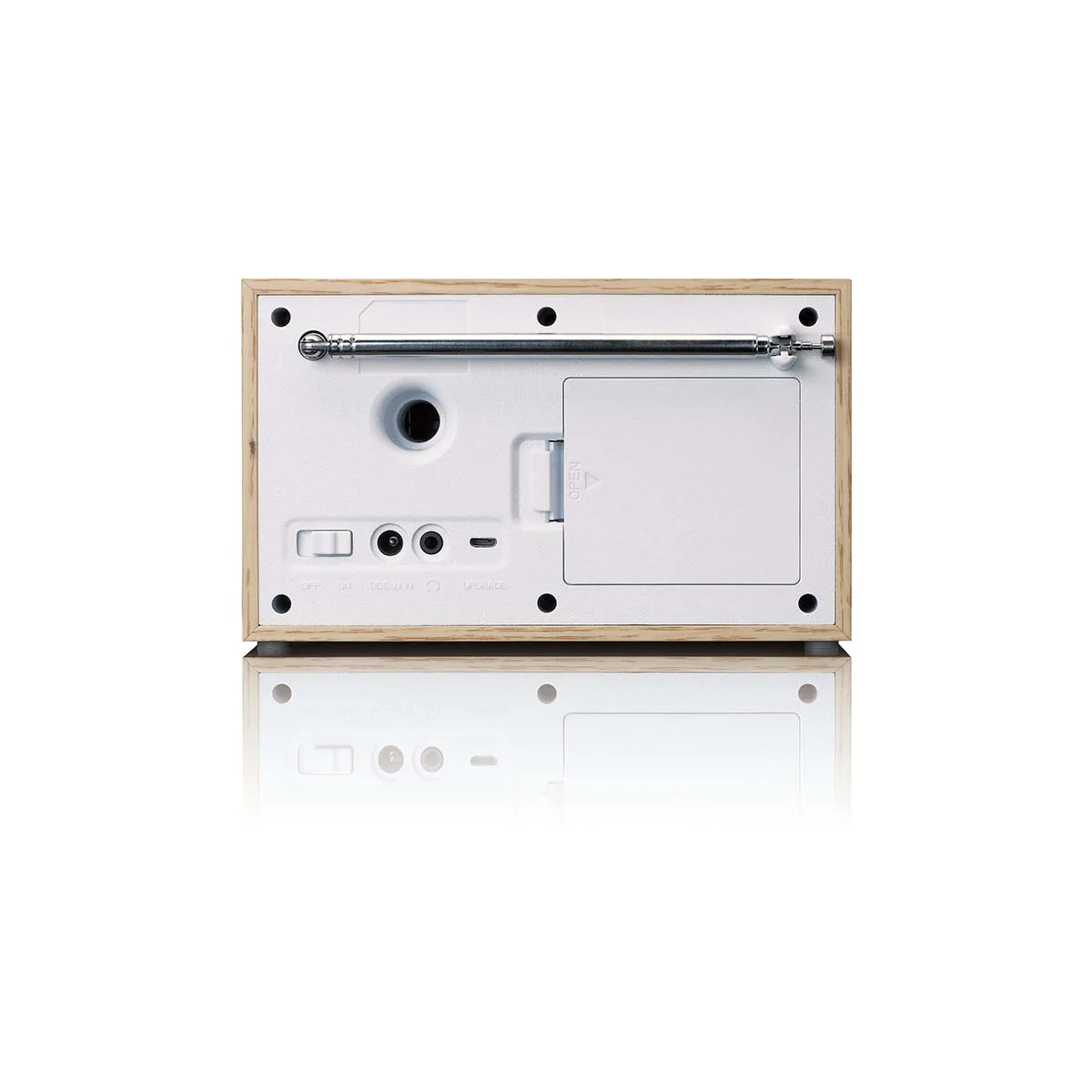 LENCO DAR-017WH - Compacte en stijlvolle DAB+/FM radio met Bluetooth® en houten behuizing - Eikenhout - Image 3