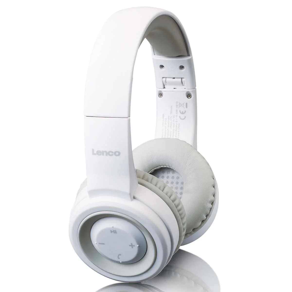 LENCO HPB-330WH - Bluetooth® Koptelefoon - Spatwaterdicht - Wit - Image 3
