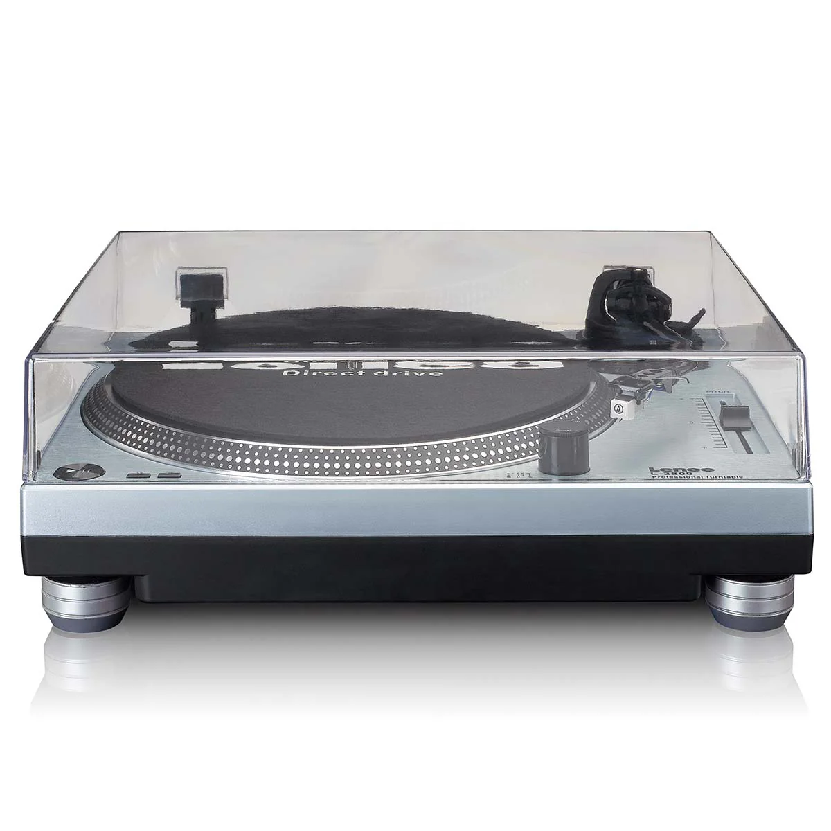 LENCO L-3809ME - Direct aangedreven Platenspeler met USB/PC encoding - Metallic blauw - Image 3