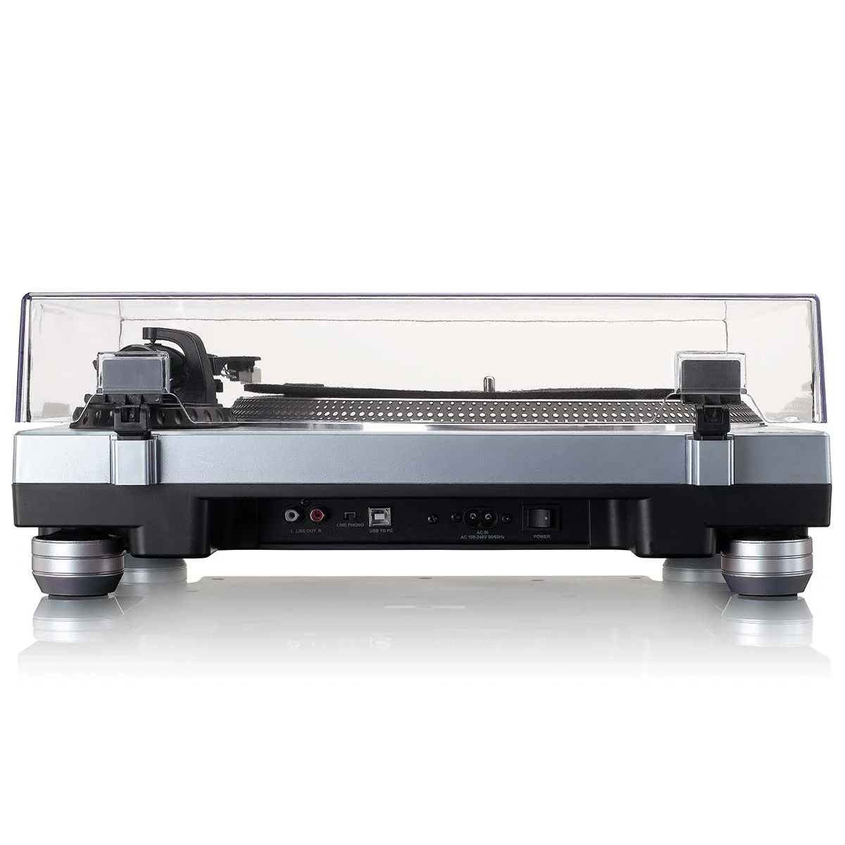 LENCO L-3809ME - Direct aangedreven Platenspeler met USB/PC encoding - Metallic blauw - Image 4