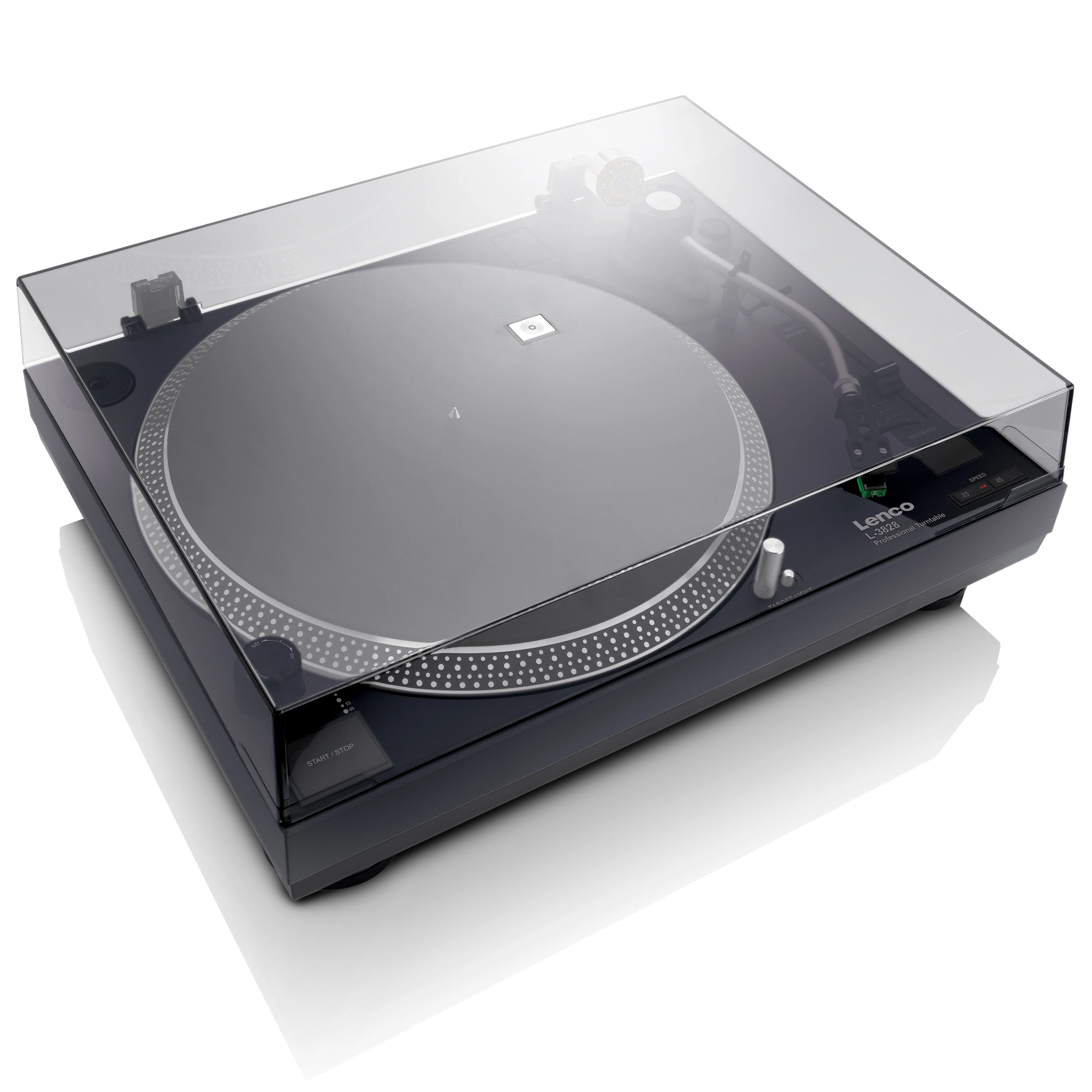 LENCO L-3828BK - Direct aangedreven Platenspeler met USB/PC encoding - Zwart - Image 5