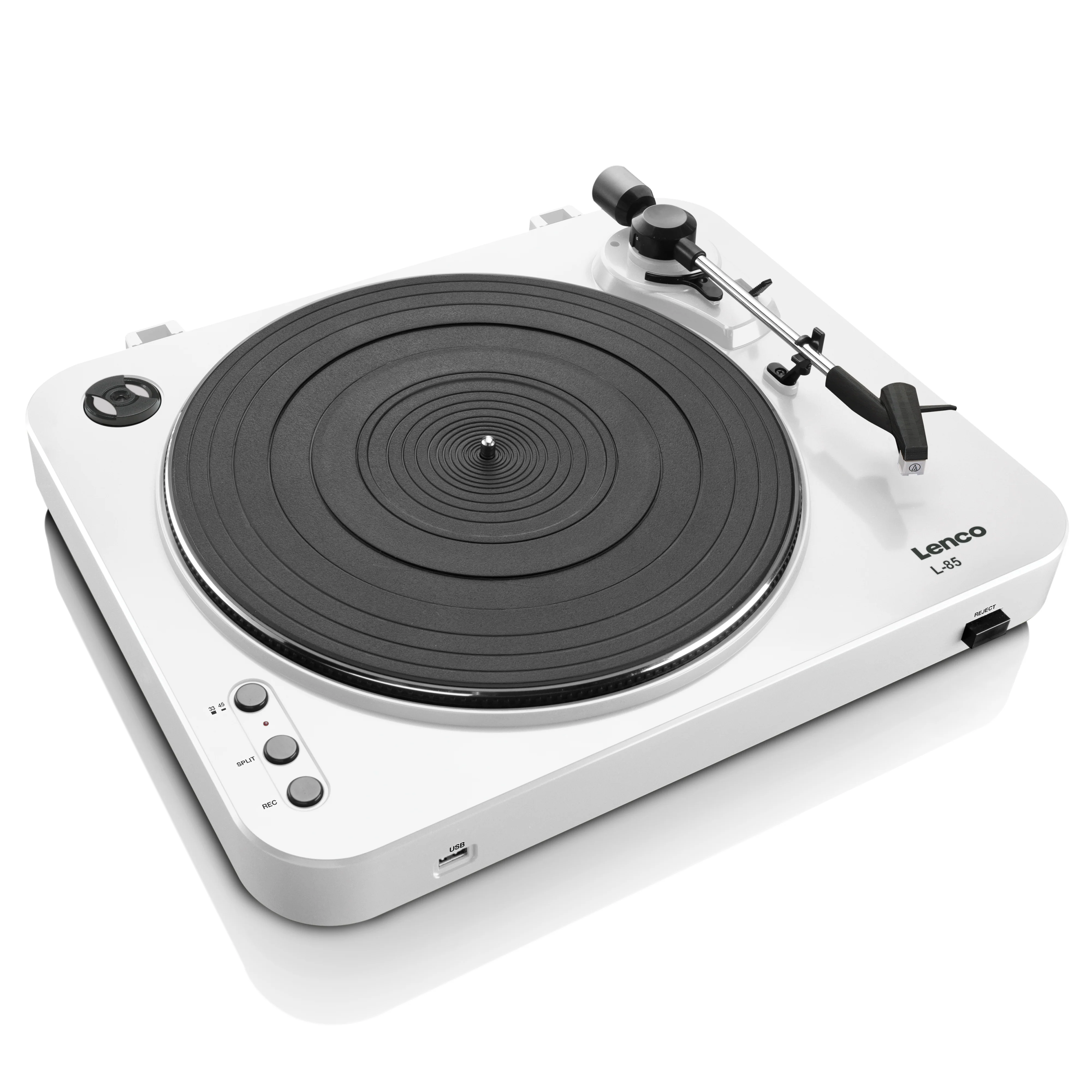 LENCO L-85 White - Platenspeler met USB direct encoding - Wit - Image 4