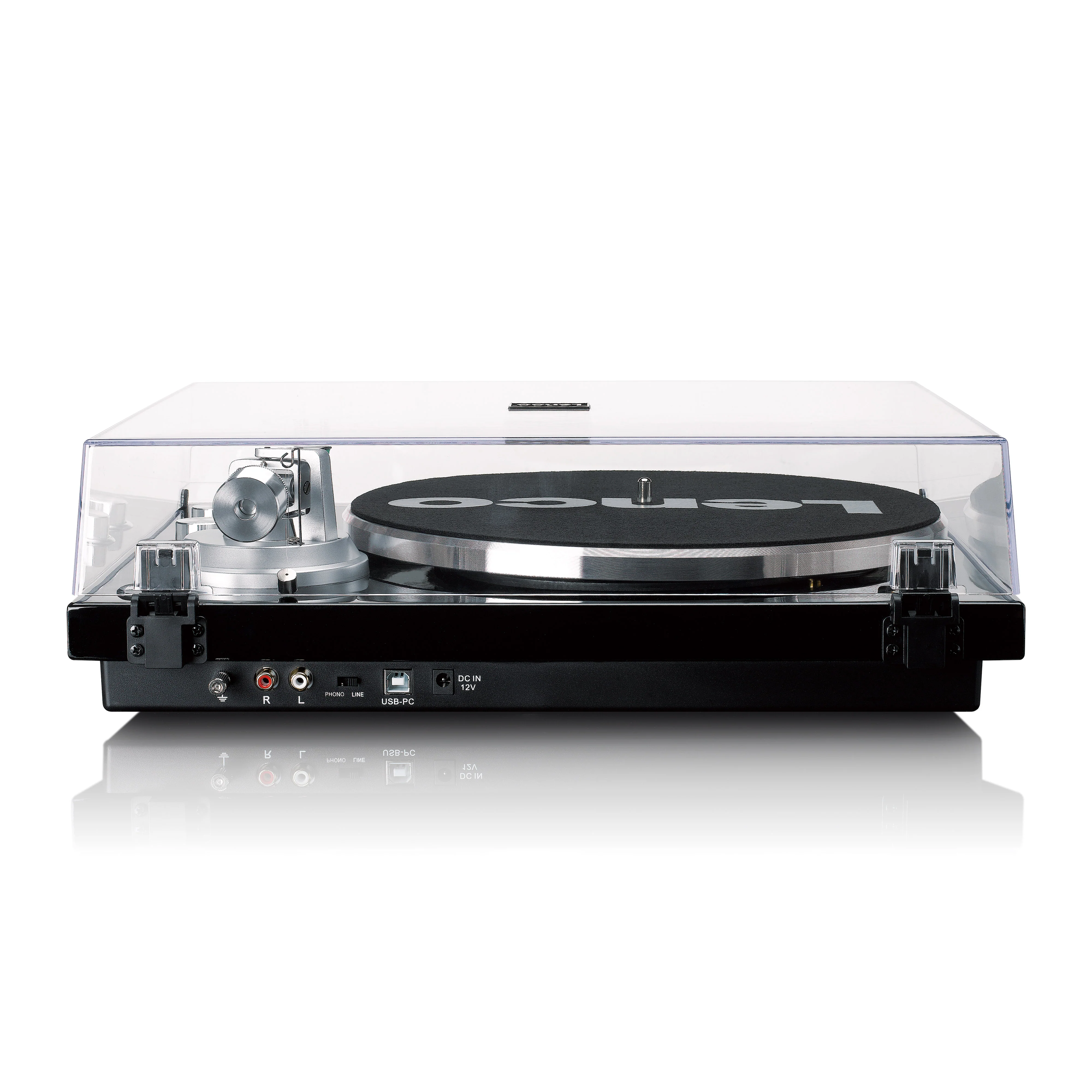 LENCO LBT-215BK - Platenspeler met Bluetooth® en een metalen draaiplateau, toonarm en contragewicht - Exclusieve Piano Black kleur - Image 10