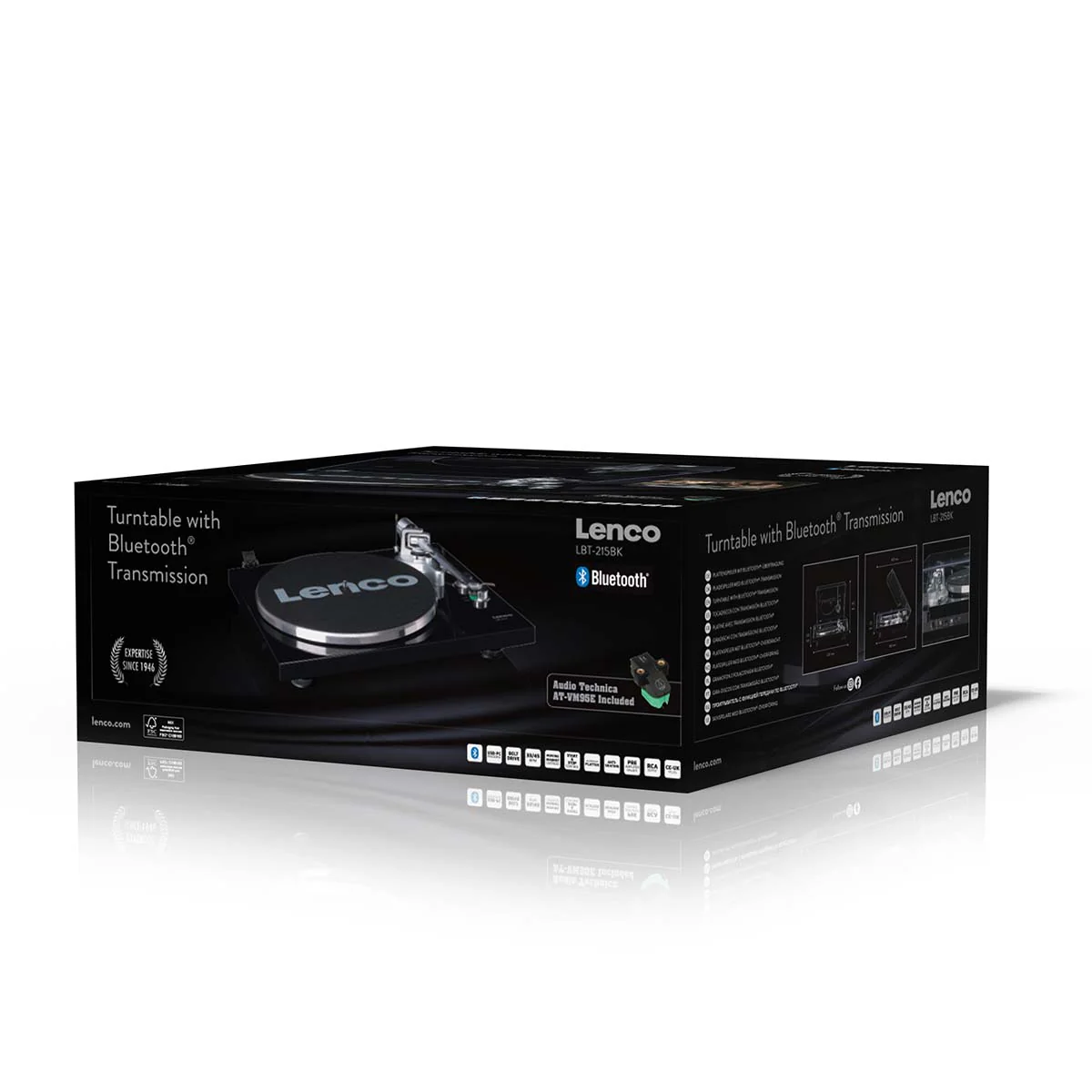LENCO LBT-215BK - Platenspeler met Bluetooth® en een metalen draaiplateau, toonarm en contragewicht - Exclusieve Piano Black kleur - Image 21