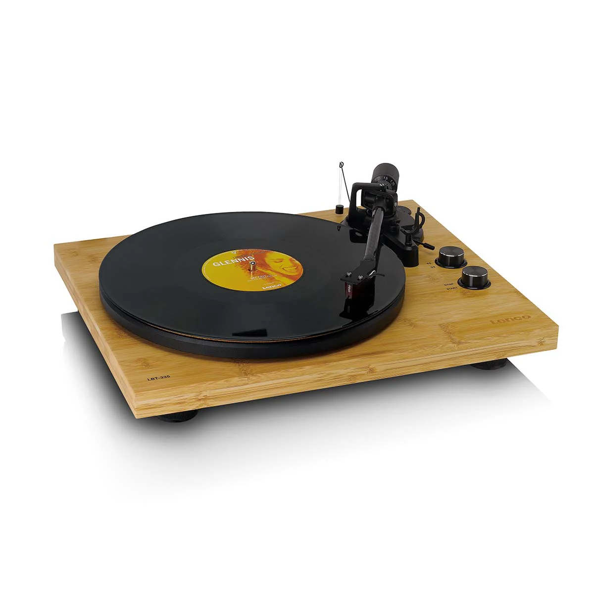 LENCO LBT-335BA - Platenspeler met Bluetooth® en Ortofon 2M Red cartridge - Bamboe - Image 11