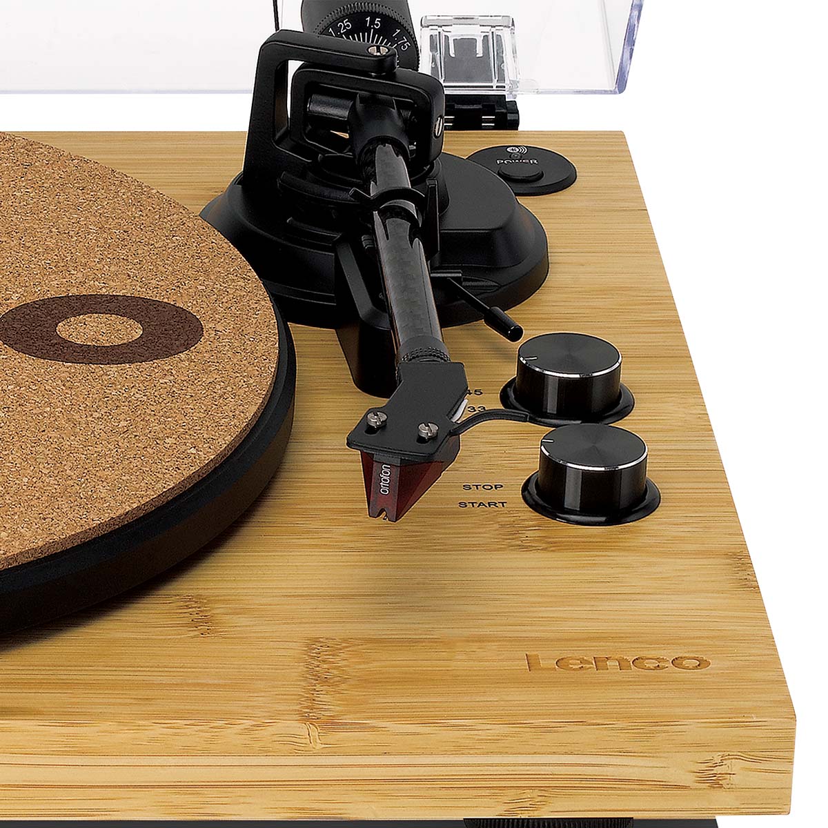 LENCO LBT-335BA - Platenspeler met Bluetooth® en Ortofon 2M Red cartridge - Bamboe - Image 18