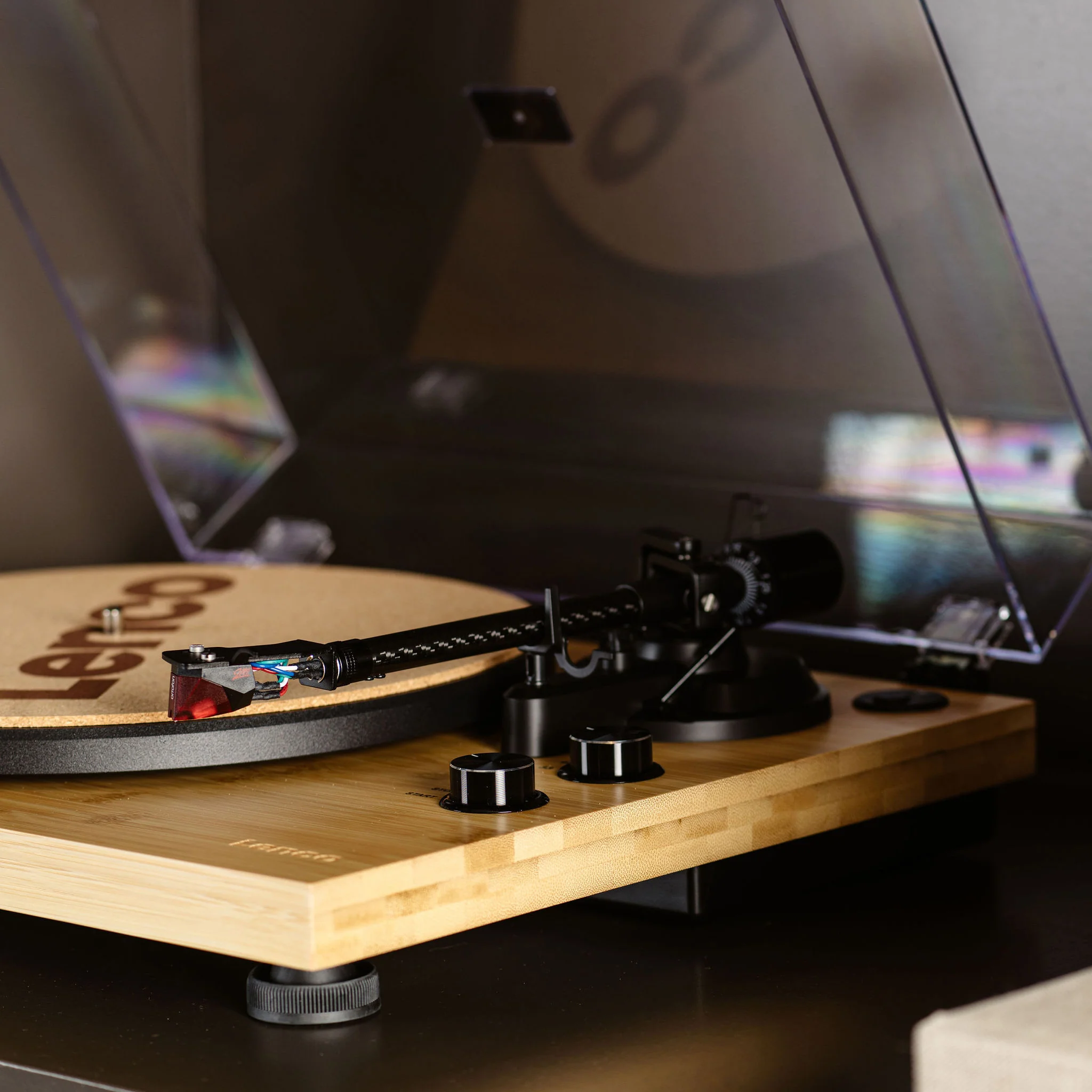 LENCO LBT-335BA - Platenspeler met Bluetooth® en Ortofon 2M Red cartridge - Bamboe - Image 27