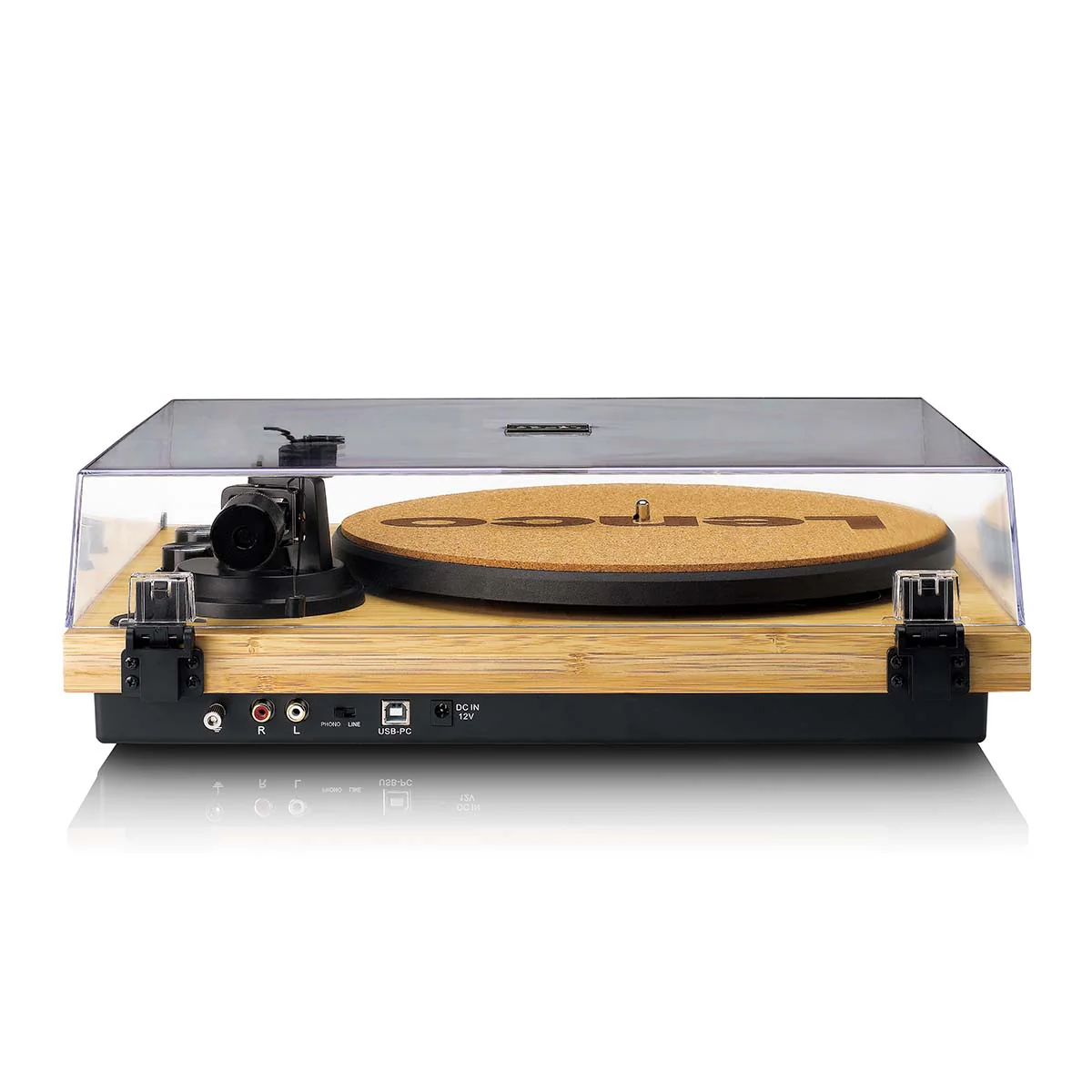 LENCO LBT-335BA - Platenspeler met Bluetooth® en Ortofon 2M Red cartridge - Bamboe - Image 7