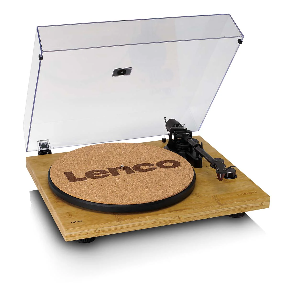 LENCO LBT-335BA - Platenspeler met Bluetooth® en Ortofon 2M Red cartridge - Bamboe - Image 9