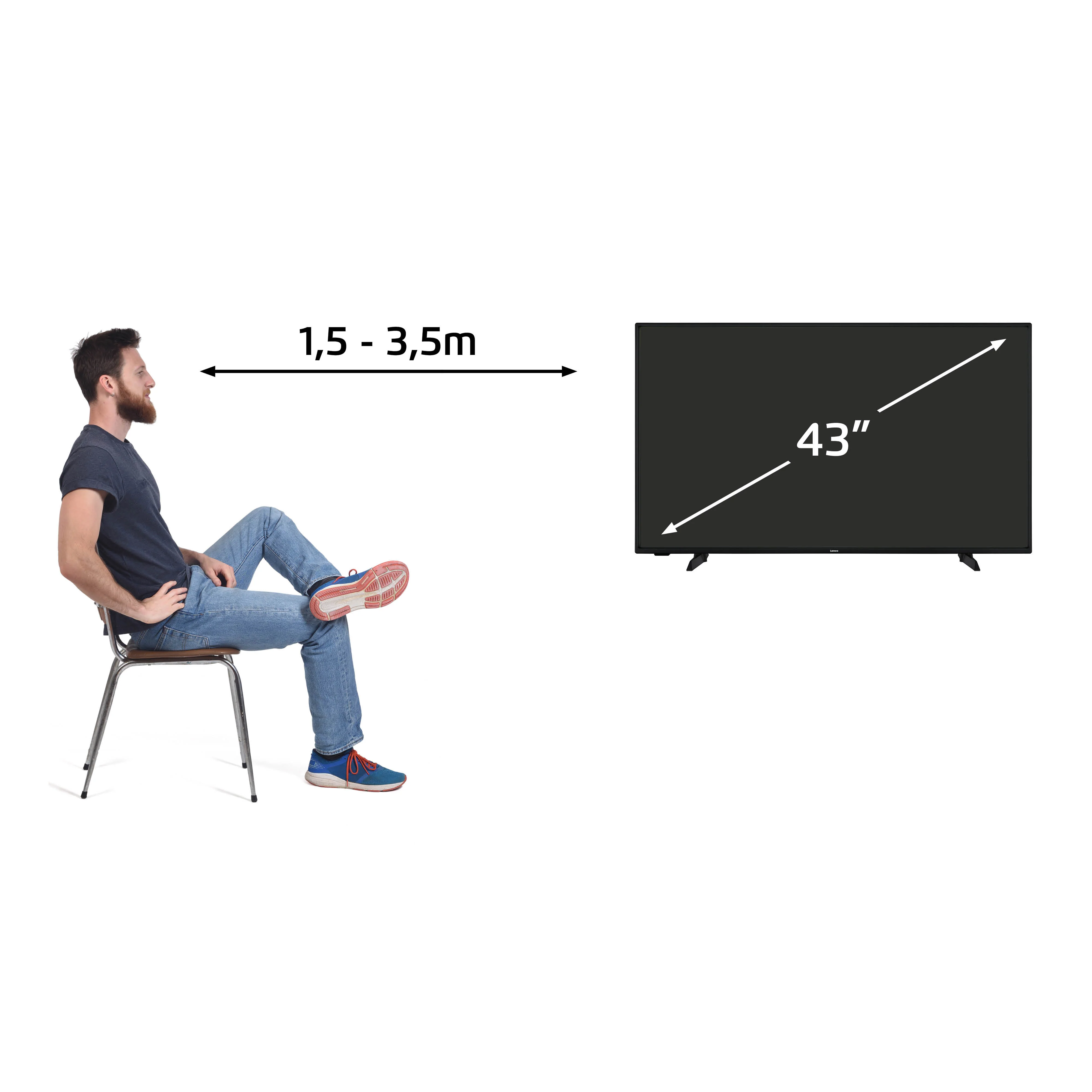 LENCO LED-4353BK - 43" 4K Android Smart TV, zwart - Image 13