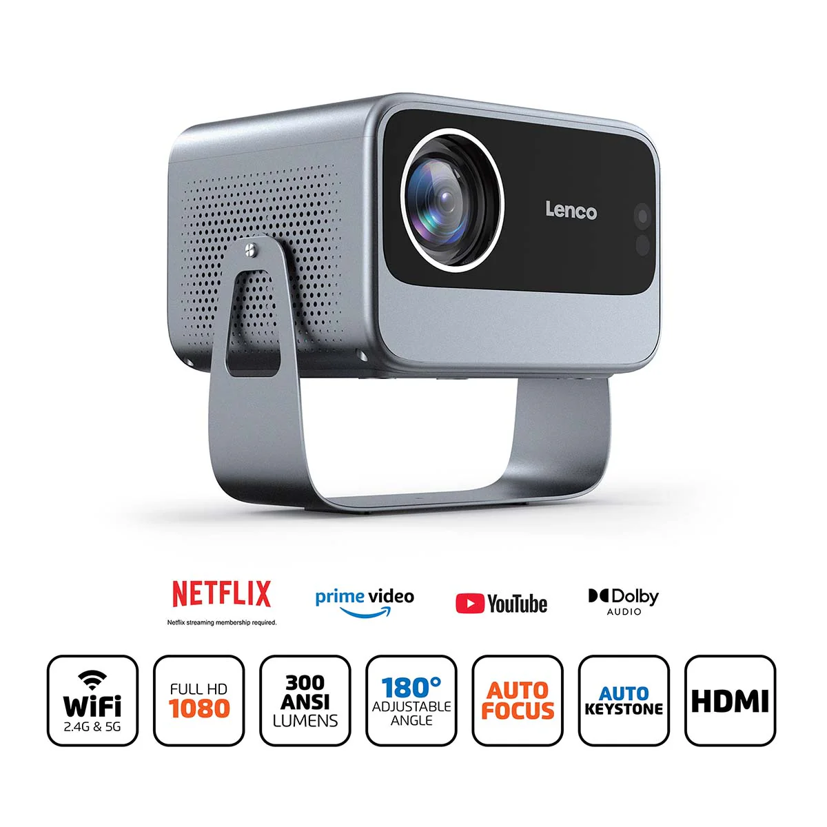 LENCO LPJ-960SI - Full HD 1080P LCD-projector met wifi - Image 11