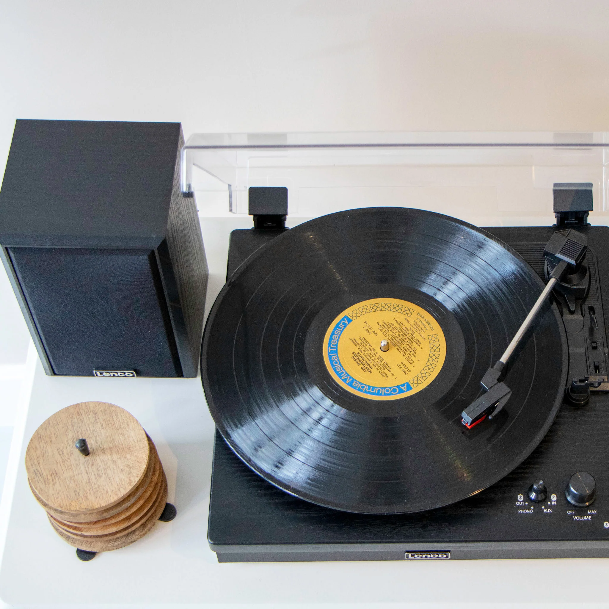 LENCO LS-100BK - Platenspeler met Bluetooth® ontvangst en twee externe speakers - Zwart - Image 15
