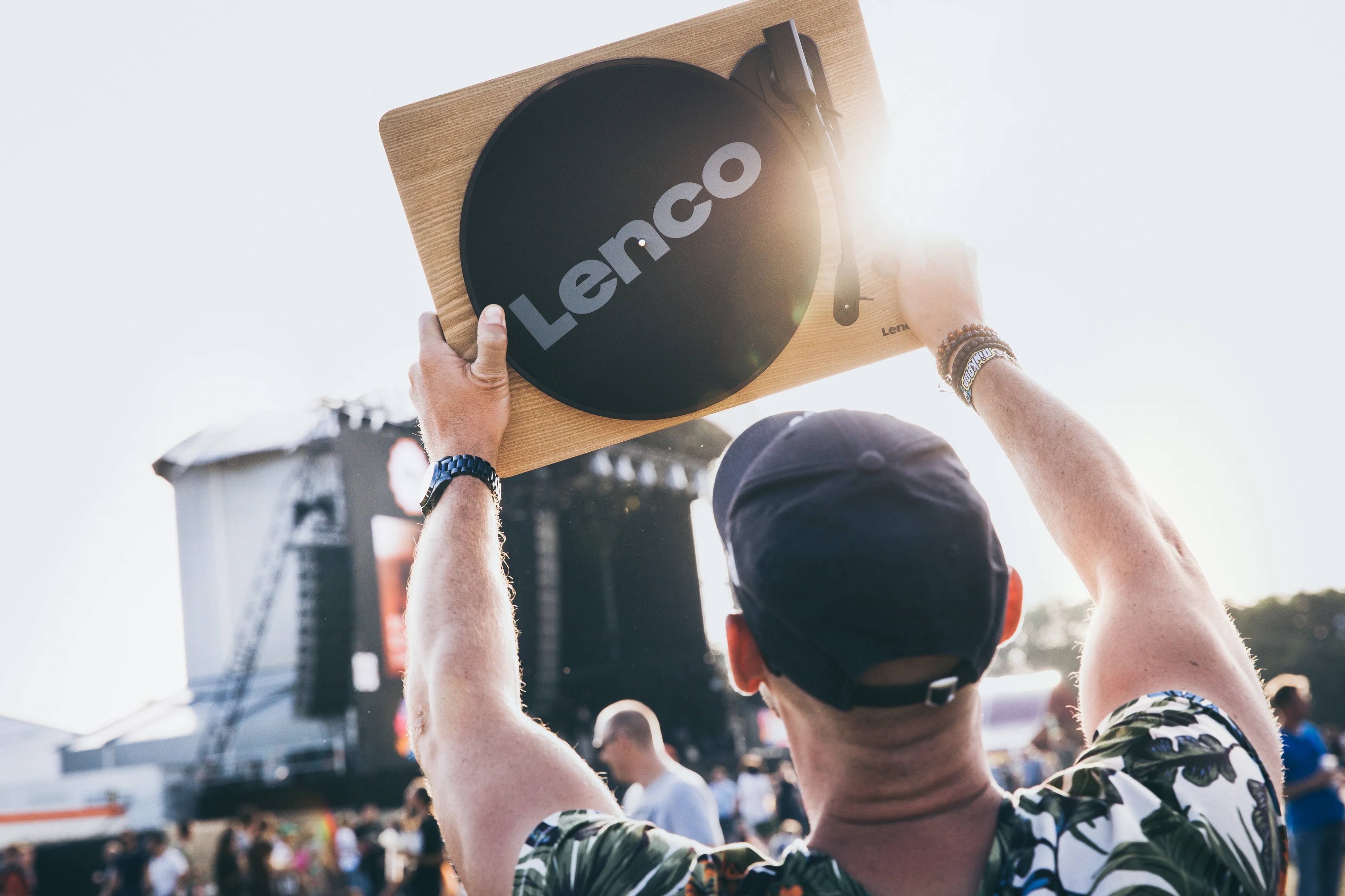 LENCO LS-50WD - Platenspeler mét ingebouwde speakers USB Encoding - Hout - Image 18