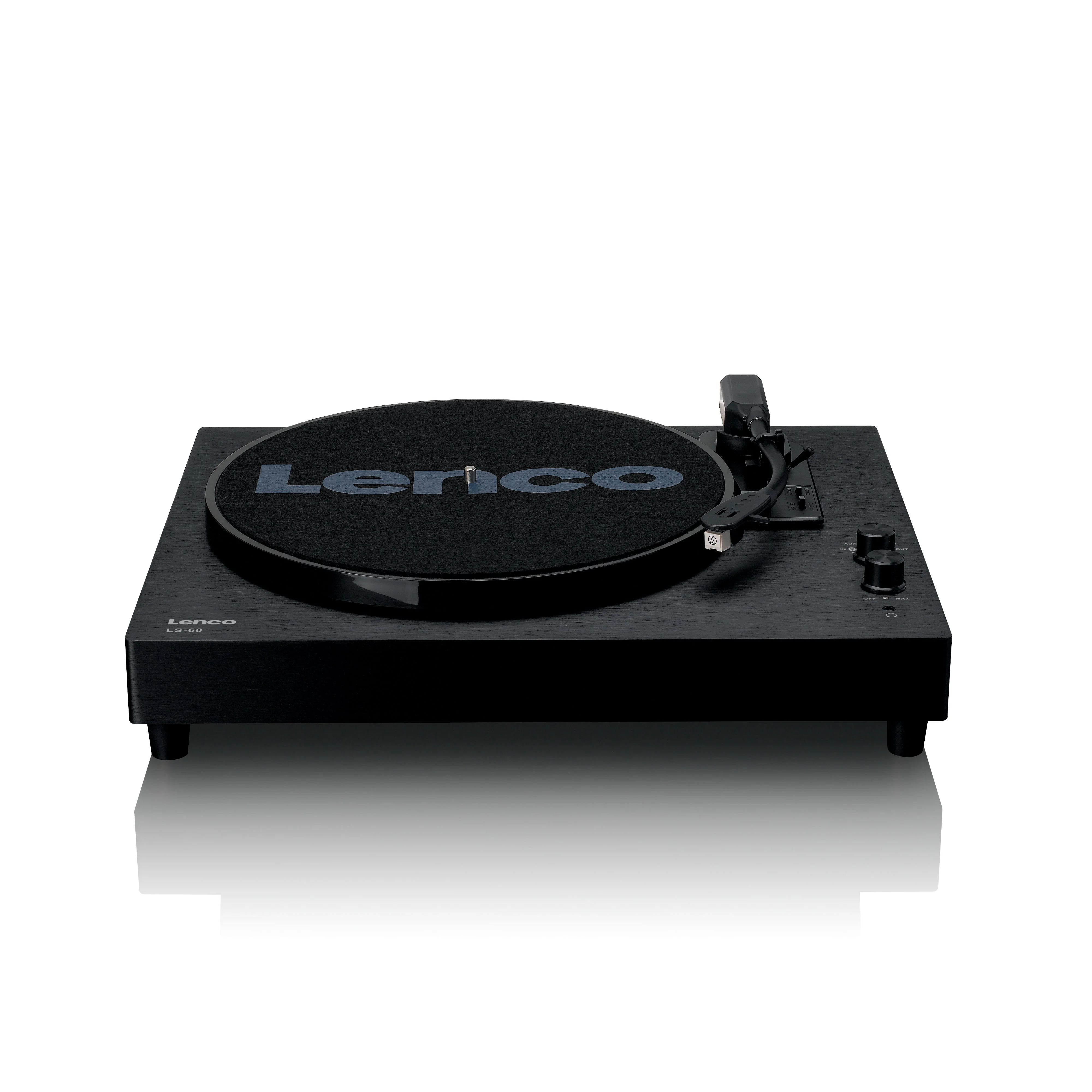 Lenco LS-60BK - Houten platenspeler met Bluetooth en ingebouwde speakers - Zwart - Image 3