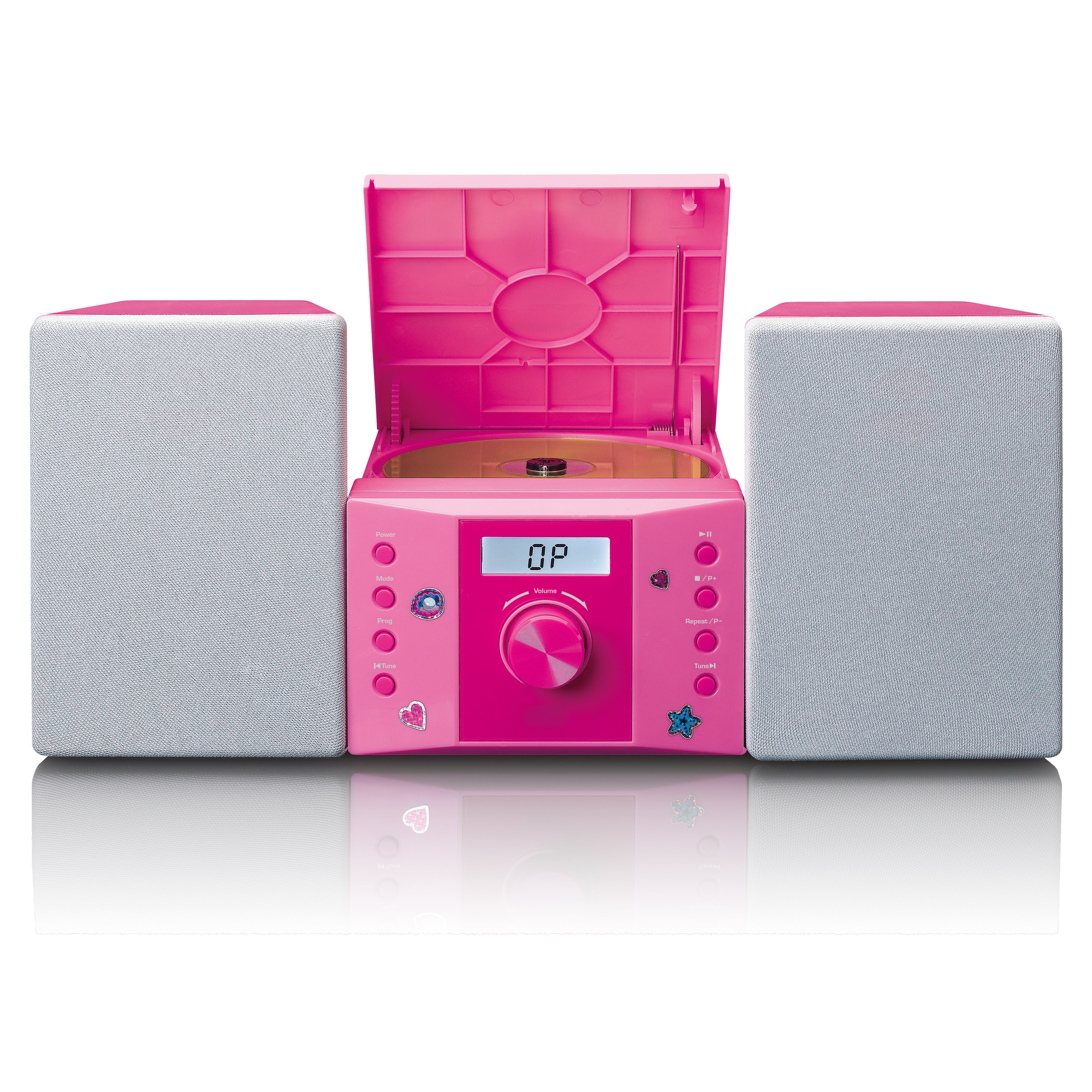 LENCO MC-013PK - Stereo set met FM radio en CD speler - Roze - Image 3