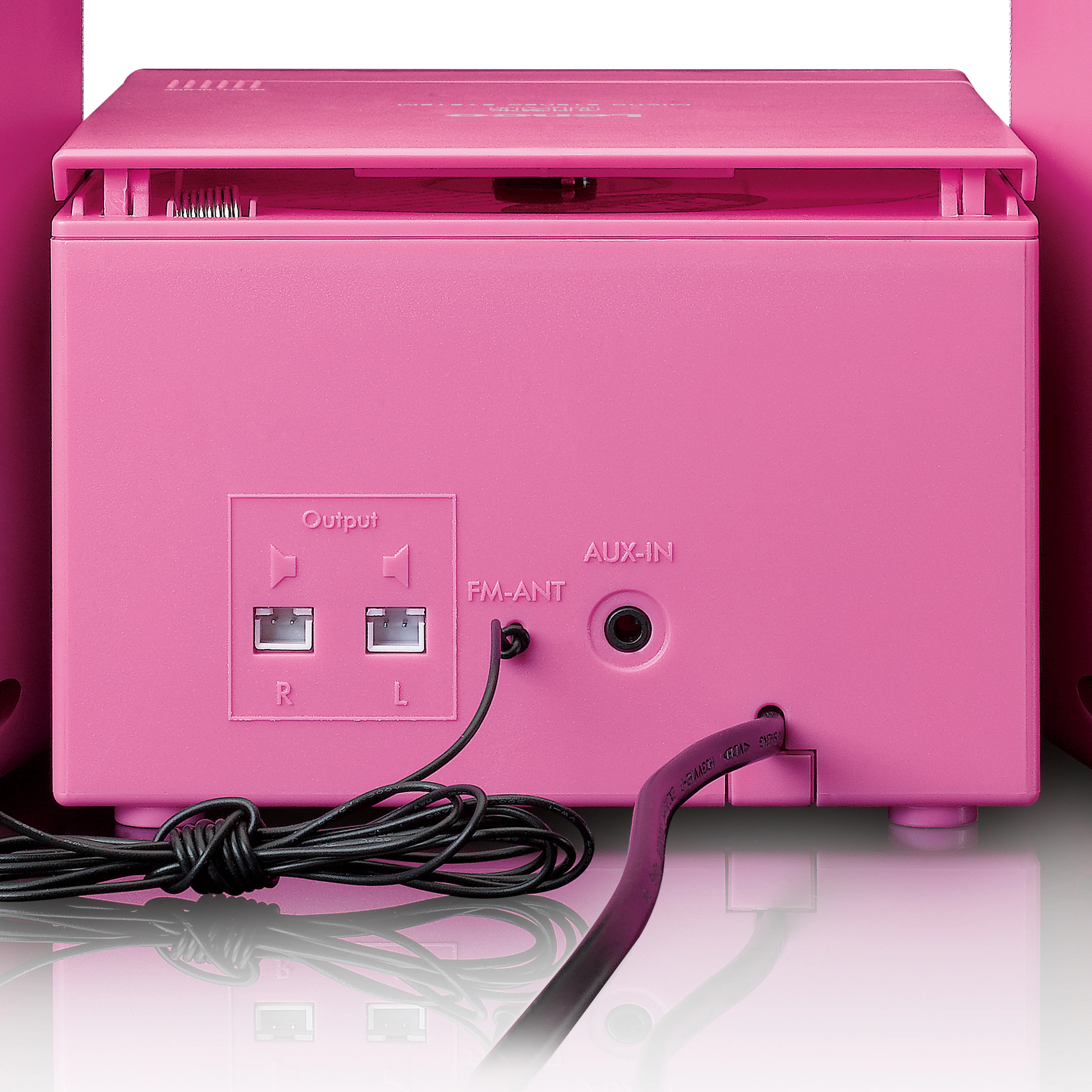 LENCO MC-013PK - Stereo set met FM radio en CD speler - Roze - Image 7