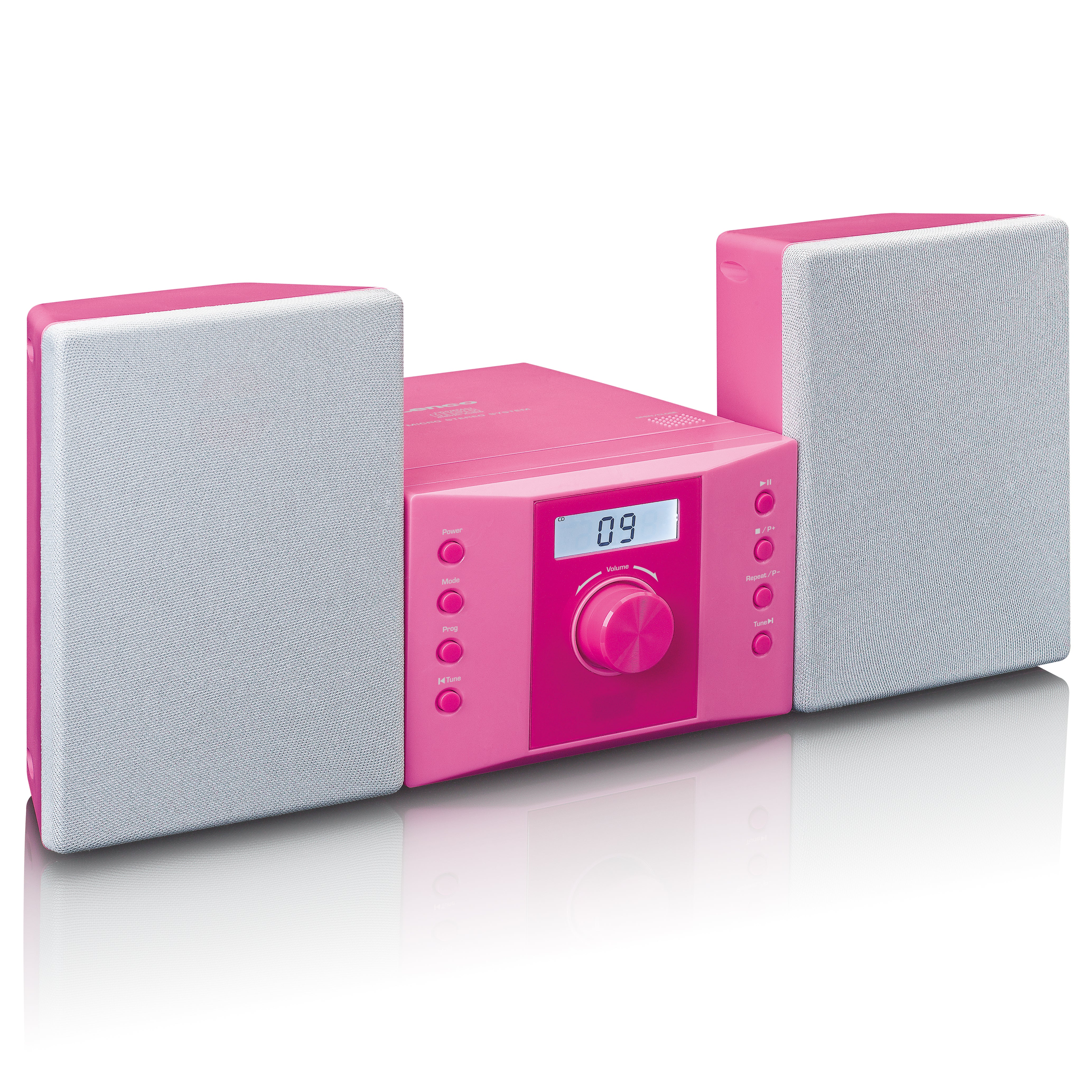 LENCO MC-013PK - Stereo set met FM radio en CD speler - Roze - Image 8
