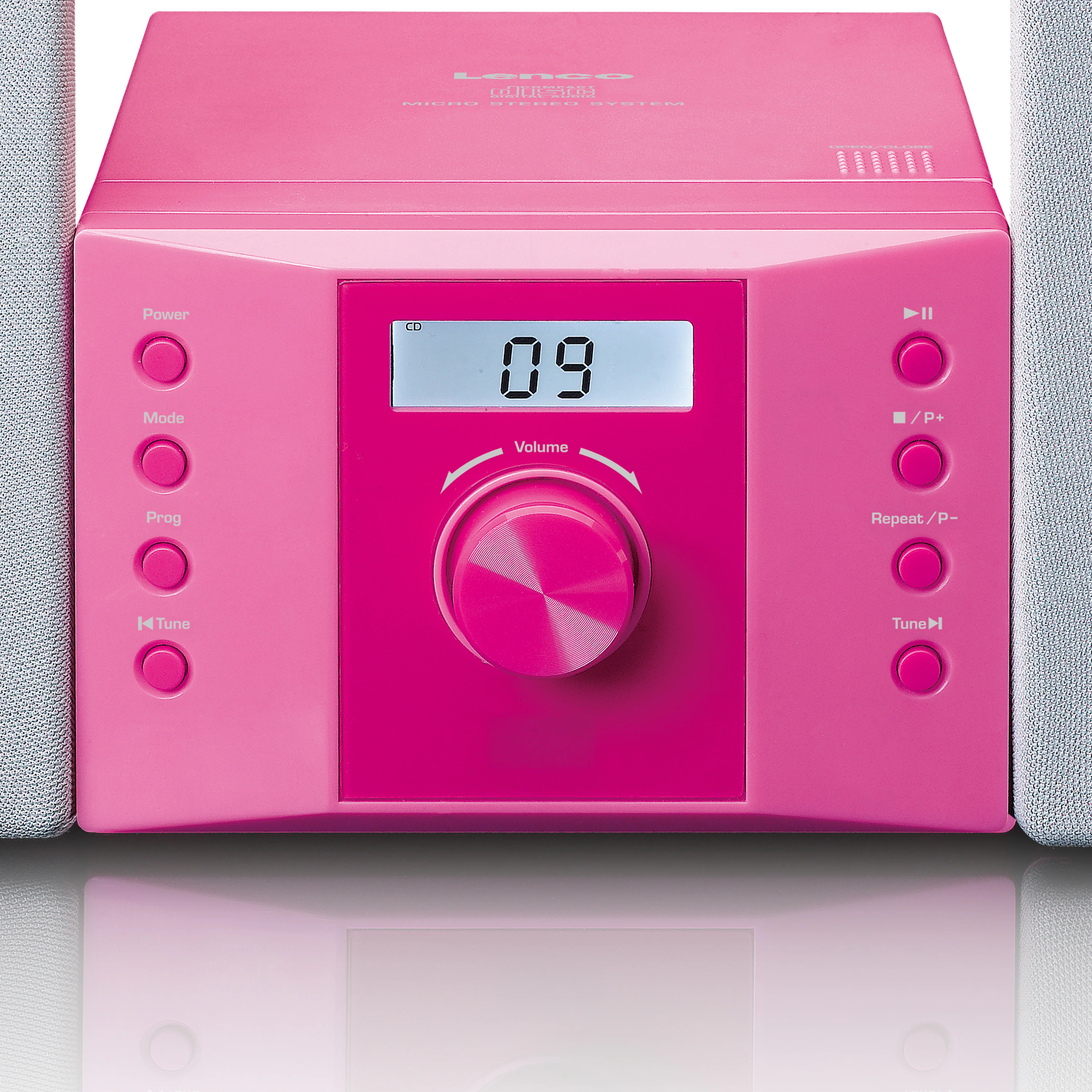 LENCO MC-013PK - Stereo set met FM radio en CD speler - Roze - Image 9