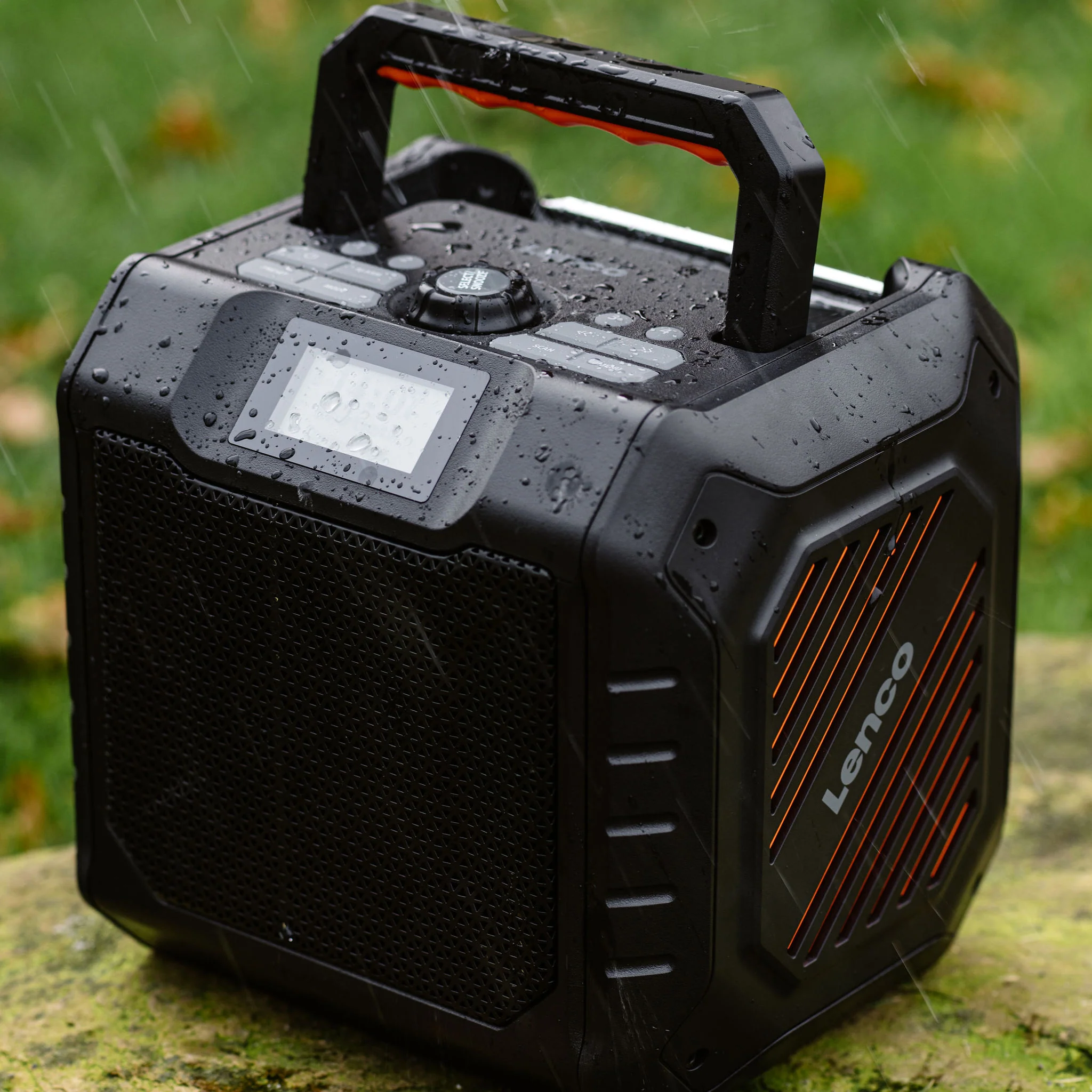 LENCO ODR-160GY - Krachtige draagbare outdoor DAB+/FM radio met Bluetooth® - IPX5 waterbestendig - Bouwradio - Grijs - Image 19