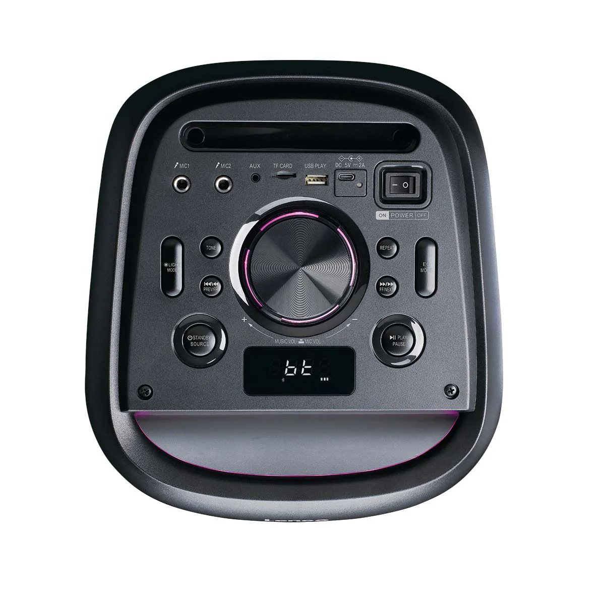 LENCO PA-210BK - Bluetooth® Party Speaker met LED-lichteffecten - 100W uitgangsvermogen, TWS, USB, tot 12 uur batterijduur - Zwart - Image 7