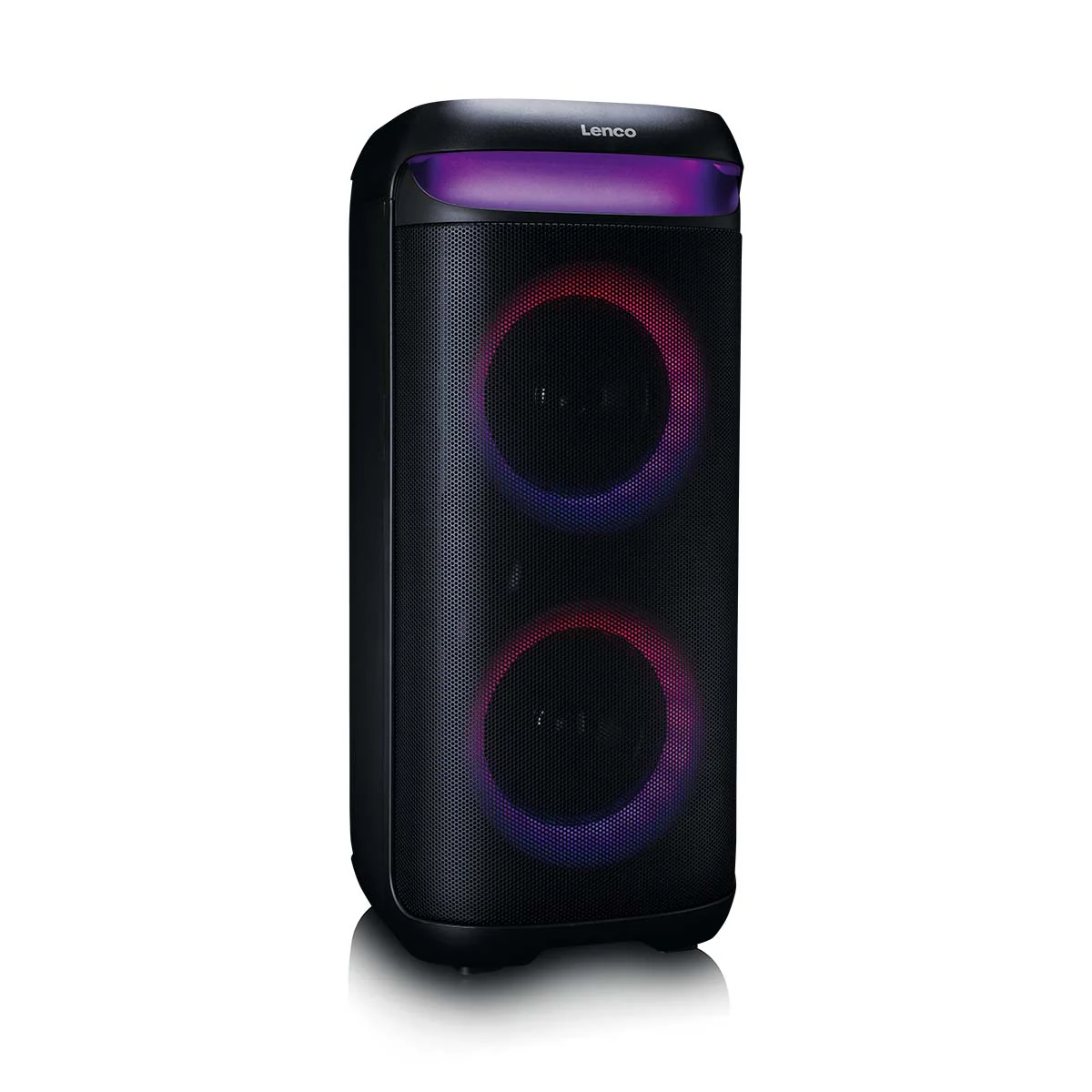 LENCO PA-210BK - Bluetooth® Party Speaker met LED-lichteffecten - 100W uitgangsvermogen, TWS, USB, tot 12 uur batterijduur - Zwart - Image 8