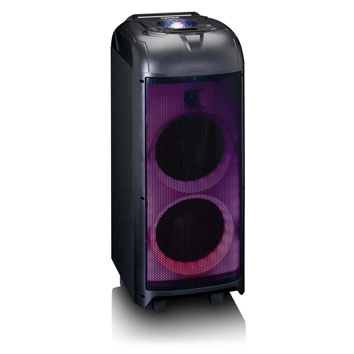 LENCO PA-260BK - PA met front LED verlichting en disco bal - Image 10