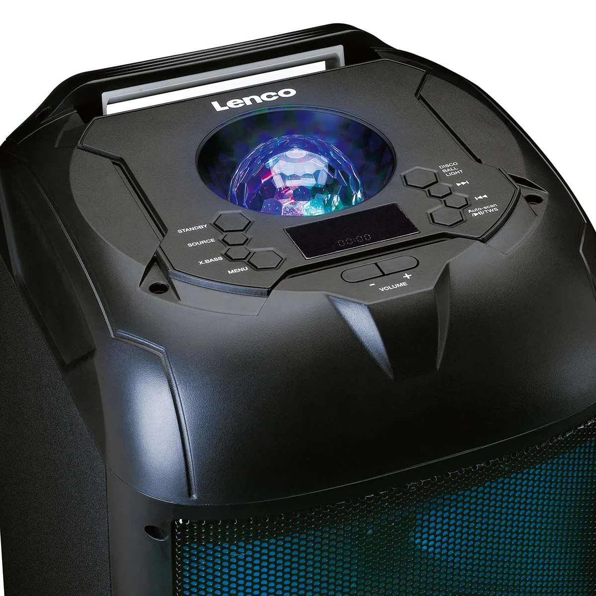 LENCO PA-260BK - PA met front LED verlichting en disco bal - Image 12