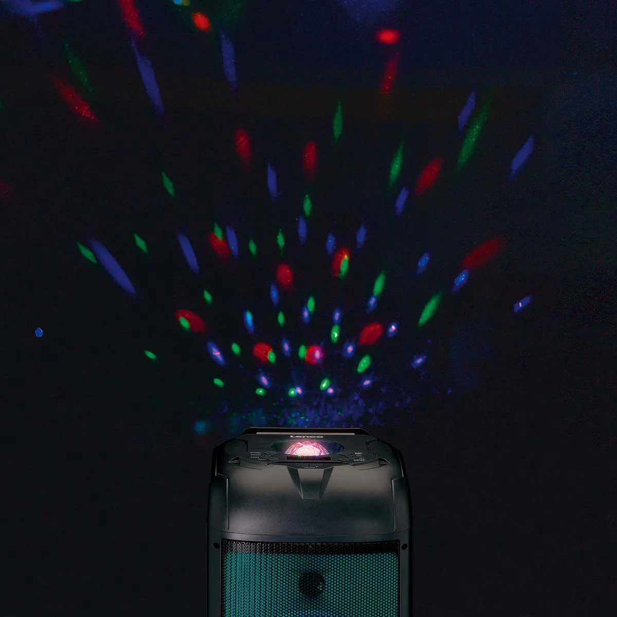 LENCO PA-260BK - PA met front LED verlichting en disco bal - Image 18