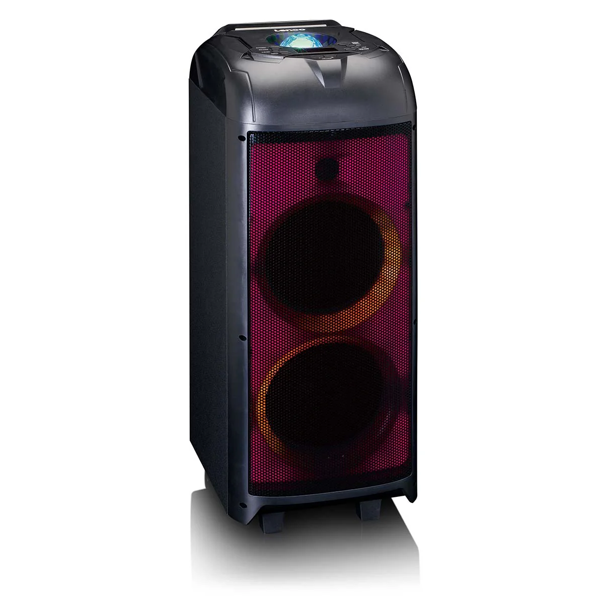 LENCO PA-260BK - PA met front LED verlichting en disco bal - Image 9