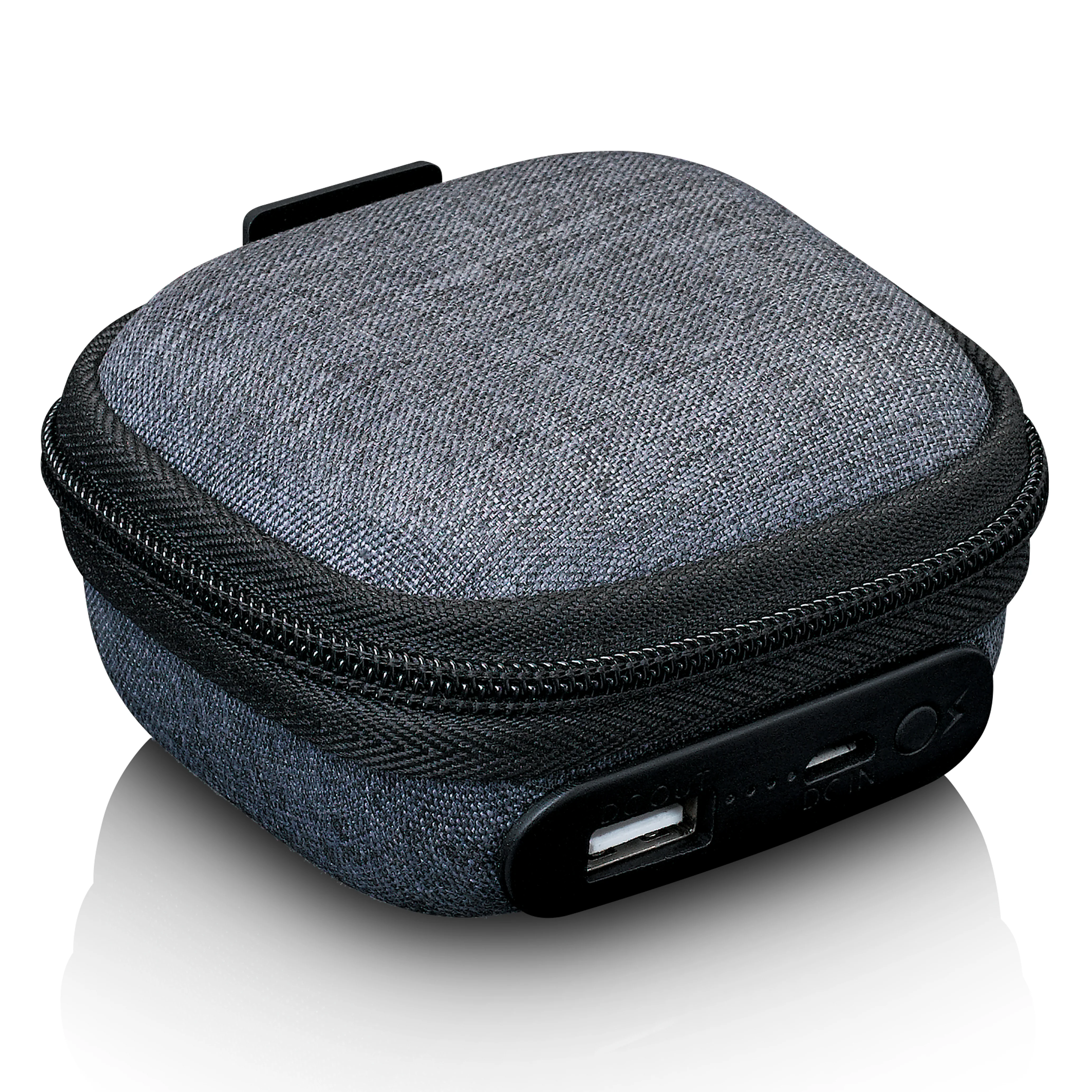 LENCO PBC-10GY - Case met ingebouwde powerbank - Grijs - Image 3