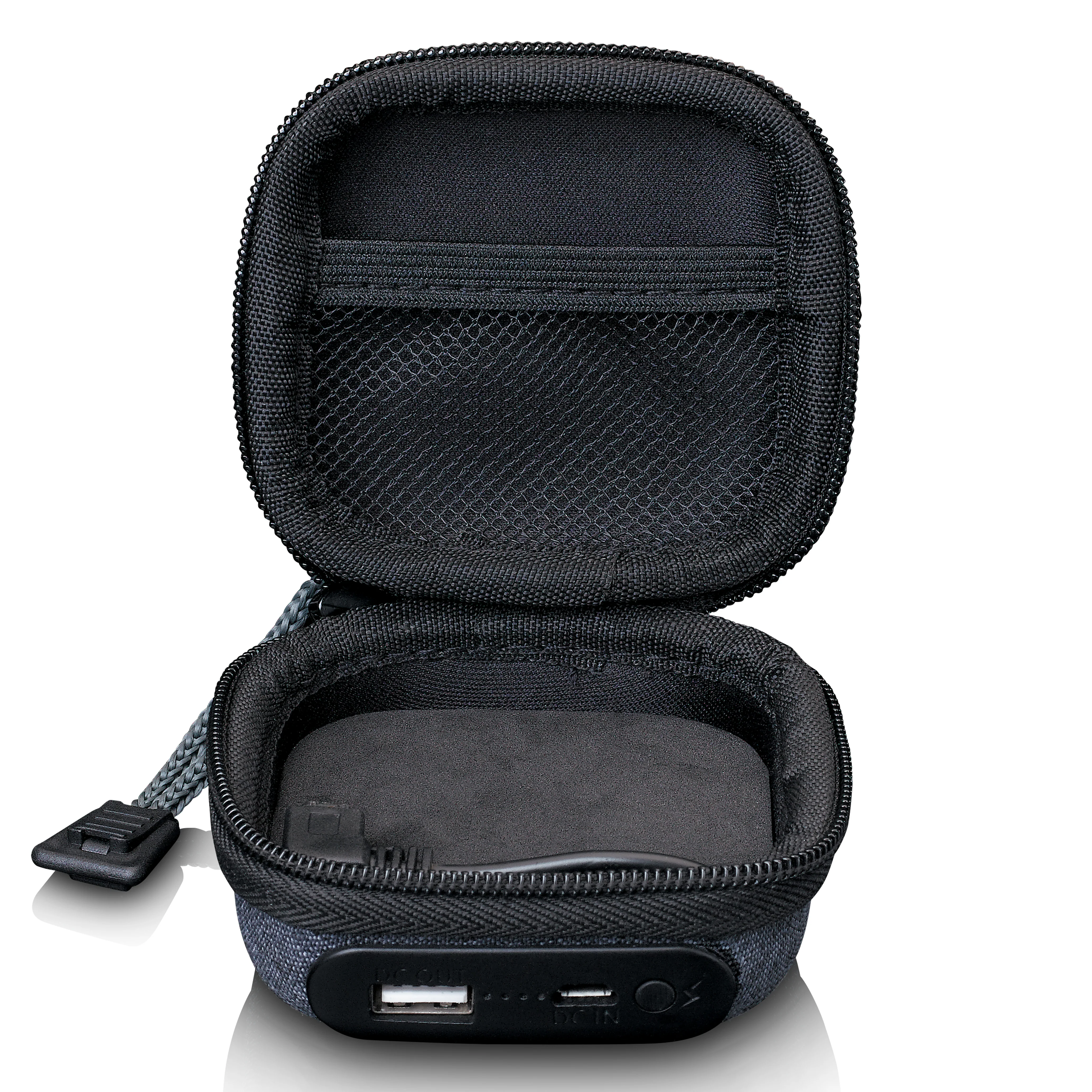 LENCO PBC-10GY - Case met ingebouwde powerbank - Grijs - Image 5