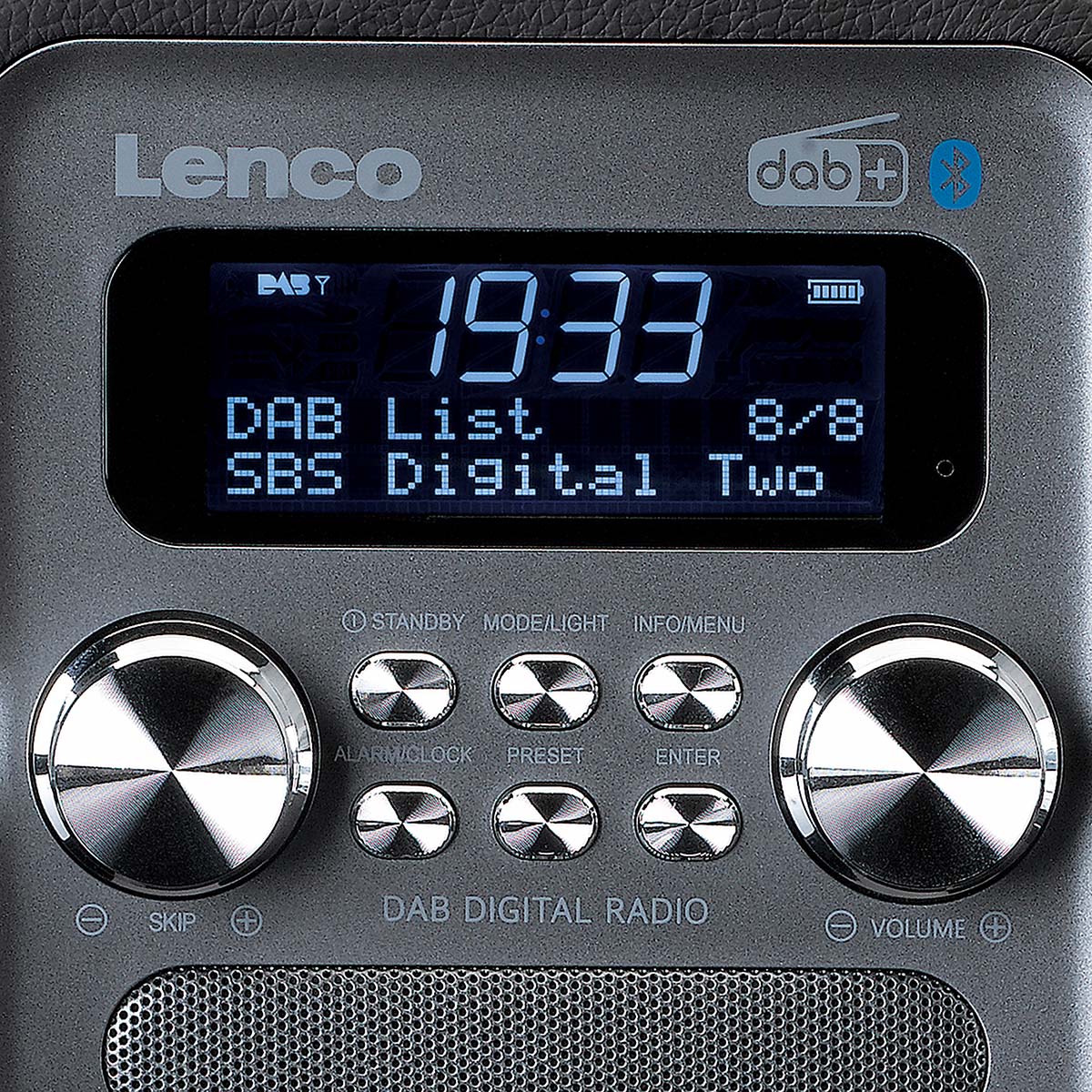 LENCO PDR-051BKSI - Draagbare DAB+ FM Radio met Bluetooth® en AUX-ingang, oplaadbare batterij - Zwart - Image 6