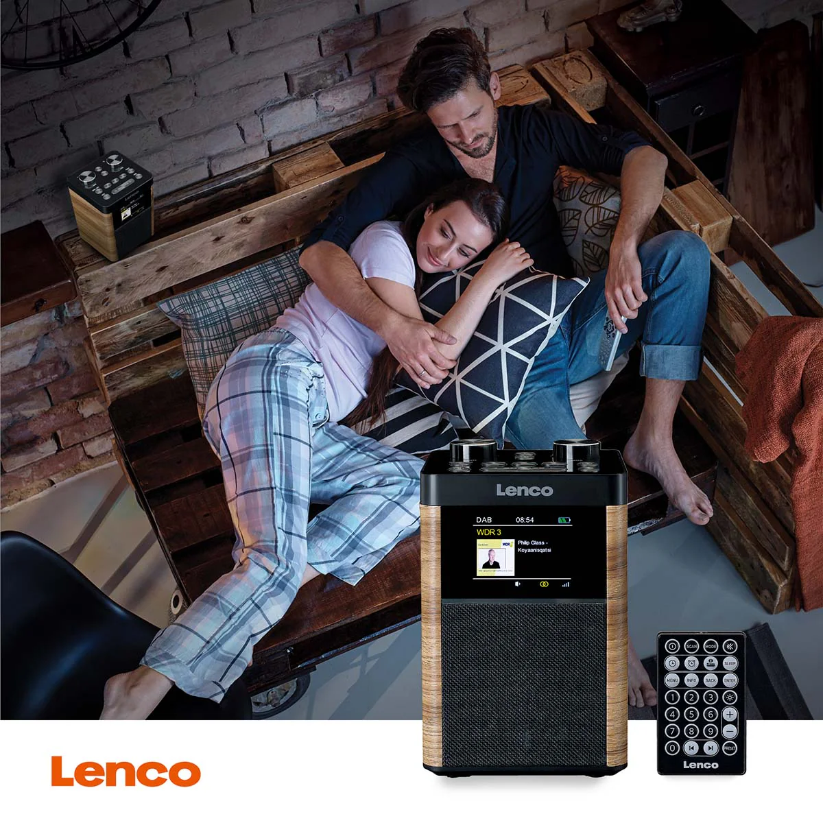 LENCO PDR-060WD - Portable DAB+/FM Radio Bluetooth®, 10W Speaker, 14H Batterij - Zwart - Image 16