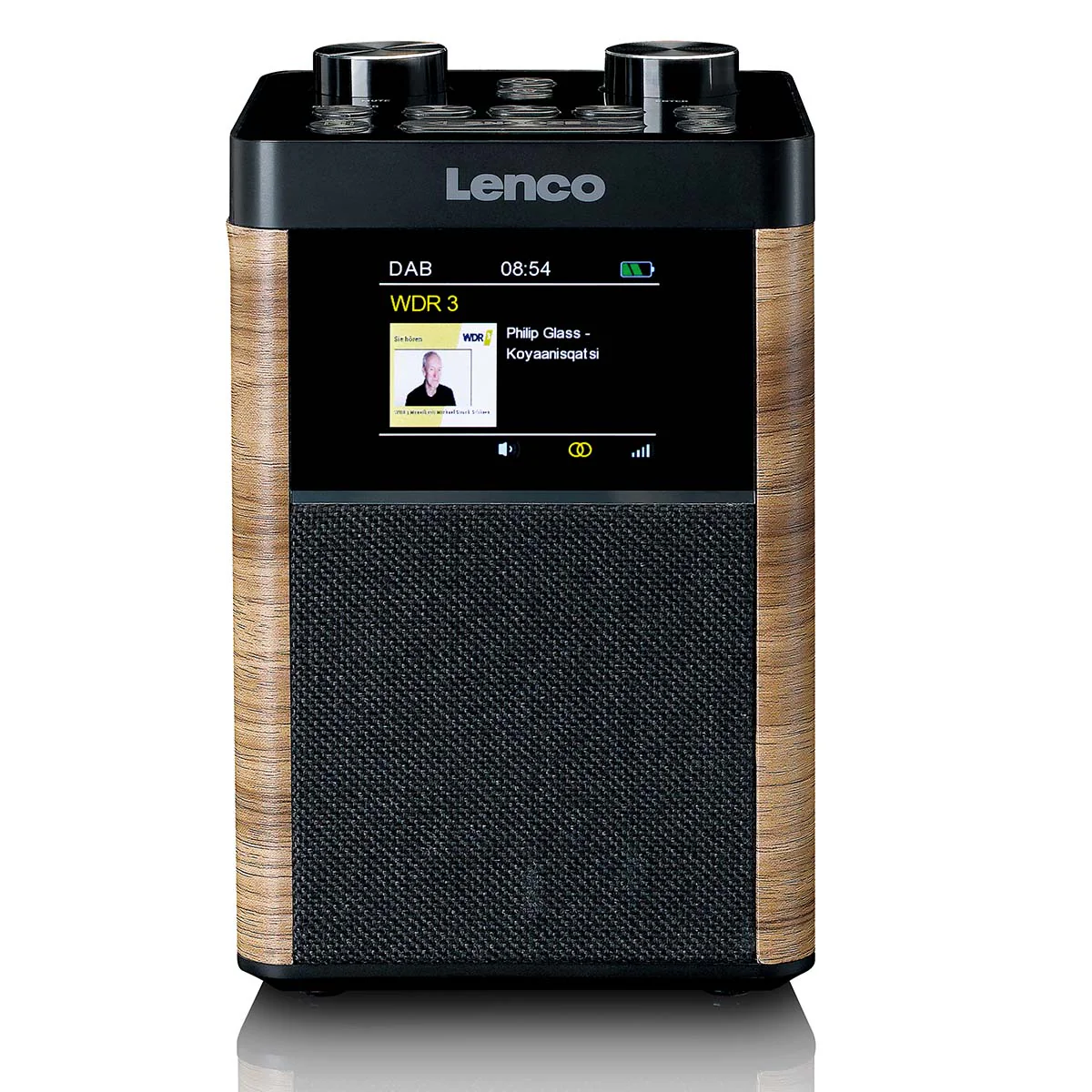LENCO PDR-060WD - Portable DAB+/FM Radio Bluetooth®, 10W Speaker, 14H Batterij - Zwart - Image 4