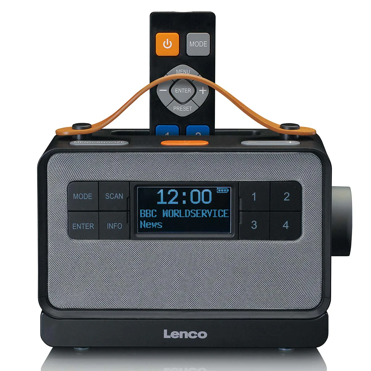 LENCO PDR-065BK - Draagbare FM/DAB+ radio met grote knoppen en "Easy Mode" functie - Zwart - Image 4