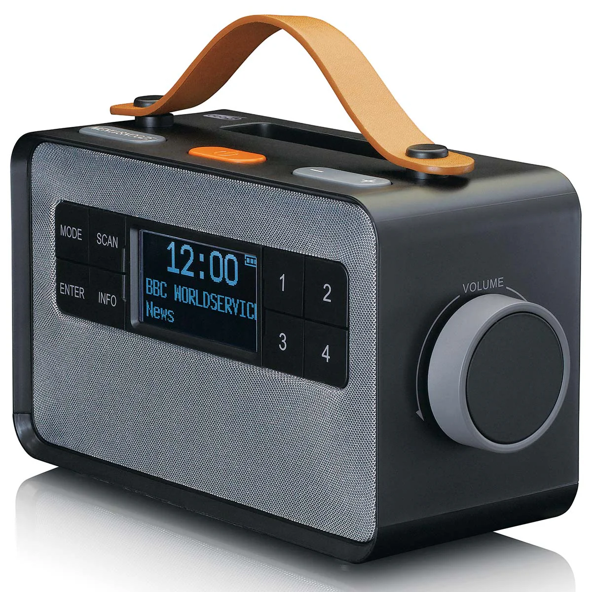 LENCO PDR-065BK - Draagbare FM/DAB+ radio met grote knoppen en "Easy Mode" functie - Zwart - Image 6
