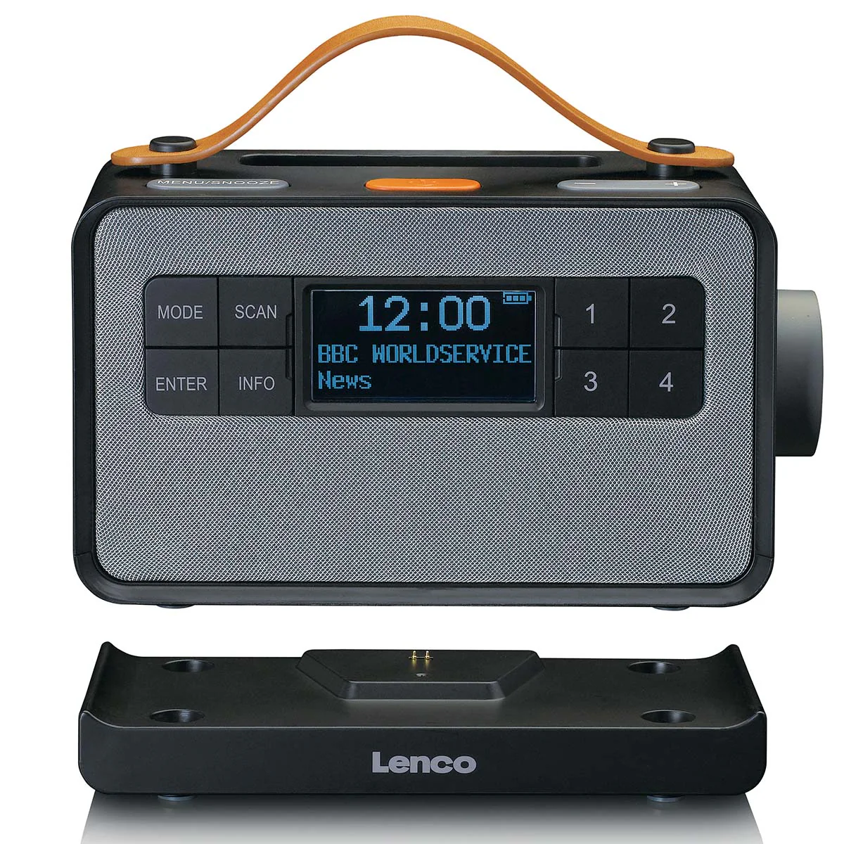 LENCO PDR-065BK - Draagbare FM/DAB+ radio met grote knoppen en "Easy Mode" functie - Zwart - Image 8