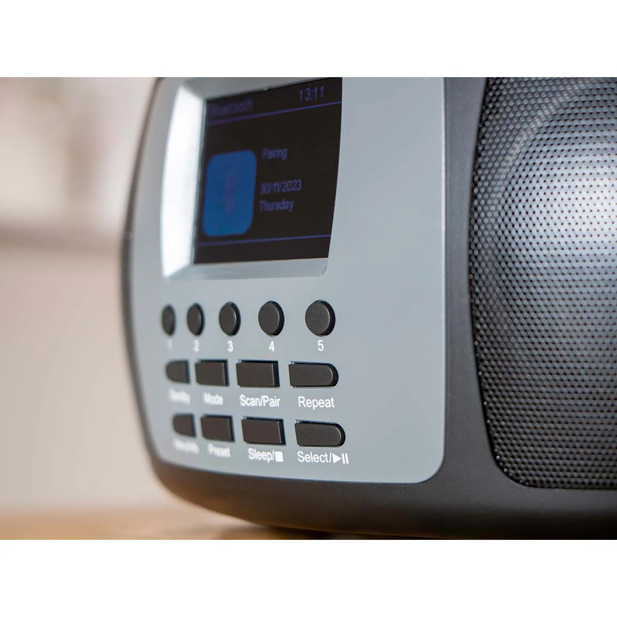 LENCO SCD-860BK - Draagbare DAB+/FM radio met Bluetooth®, CD-speler en groot LCD kleurendisplay - Zwart - Image 11