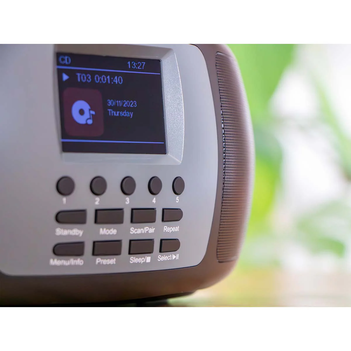 LENCO SCD-860BK - Draagbare DAB+/FM radio met Bluetooth®, CD-speler en groot LCD kleurendisplay - Zwart - Image 12