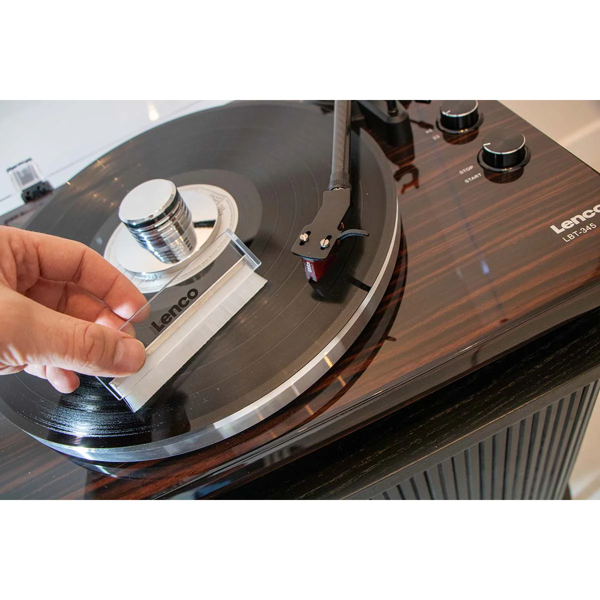 LENCO TTA-12IN1PRO - Professionele 12-in-1 set met platenspeler accessoires en luxe LP schoonmaakset - Zilver - Image 24