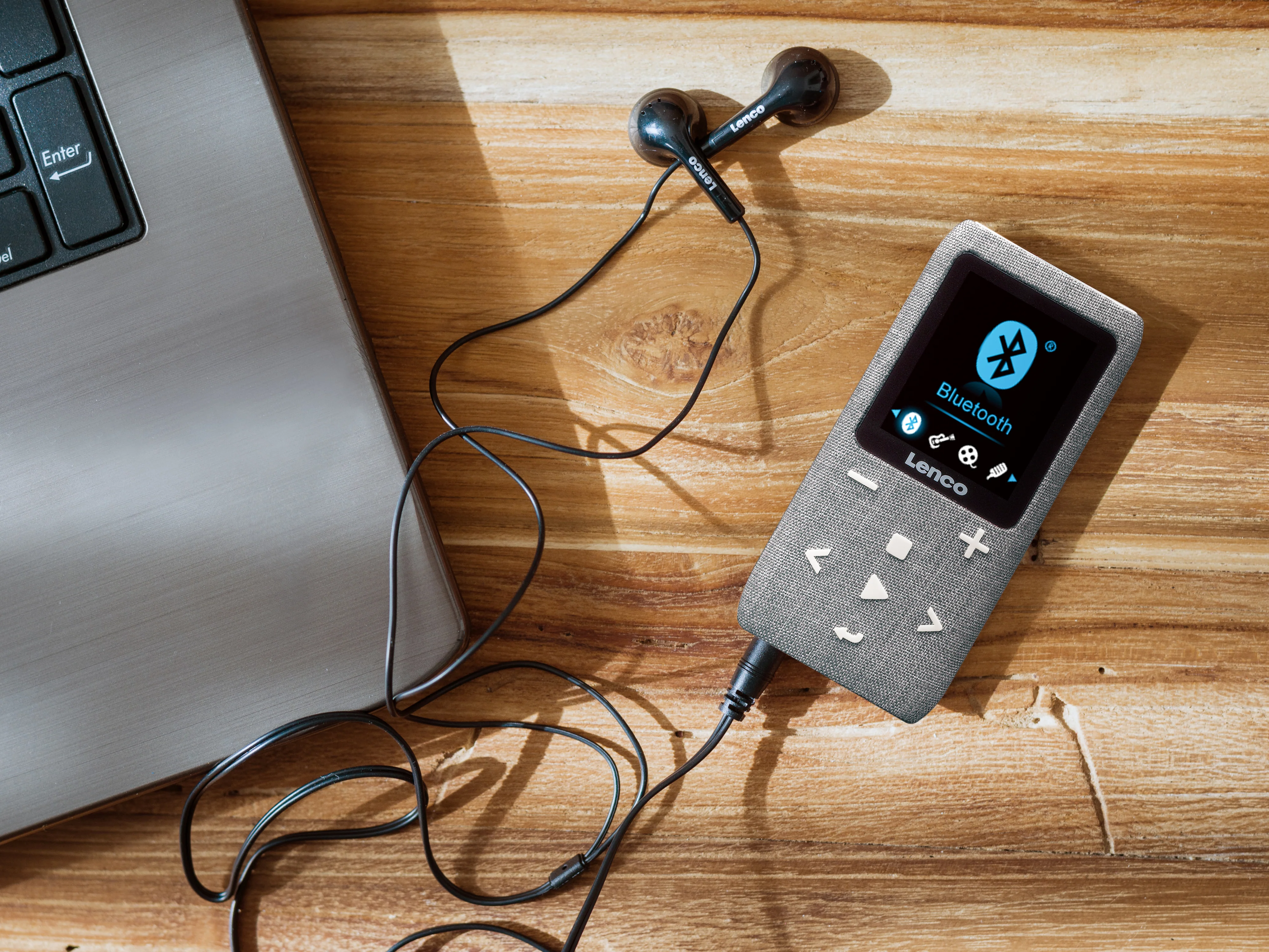 LENCO XEMIO-861GY - MP3/MP4 Player met Bluetooth® 8GB Micro SD Card - Grijs - Image 9